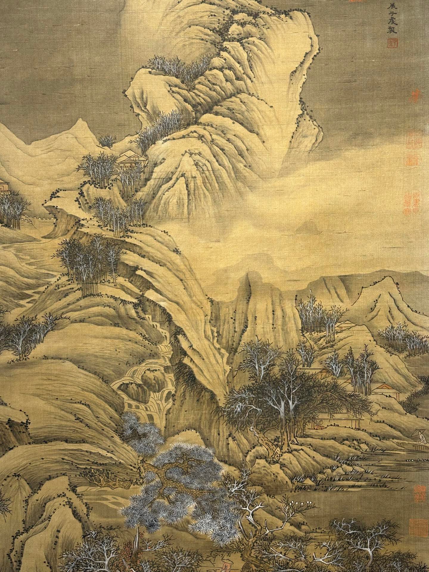 Chinese scroll painting Zhan Ziqian