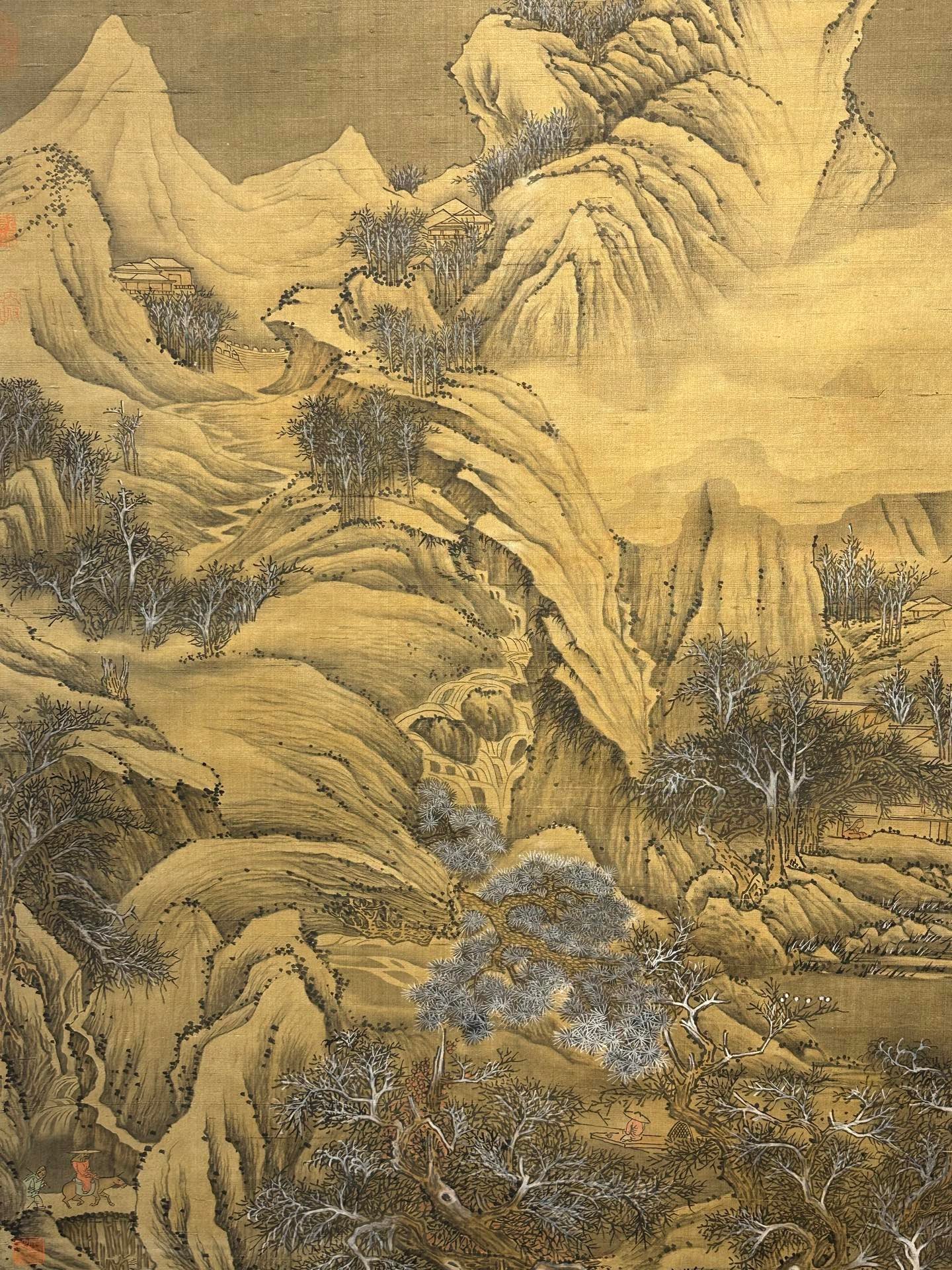 Chinese scroll painting Zhan Ziqian