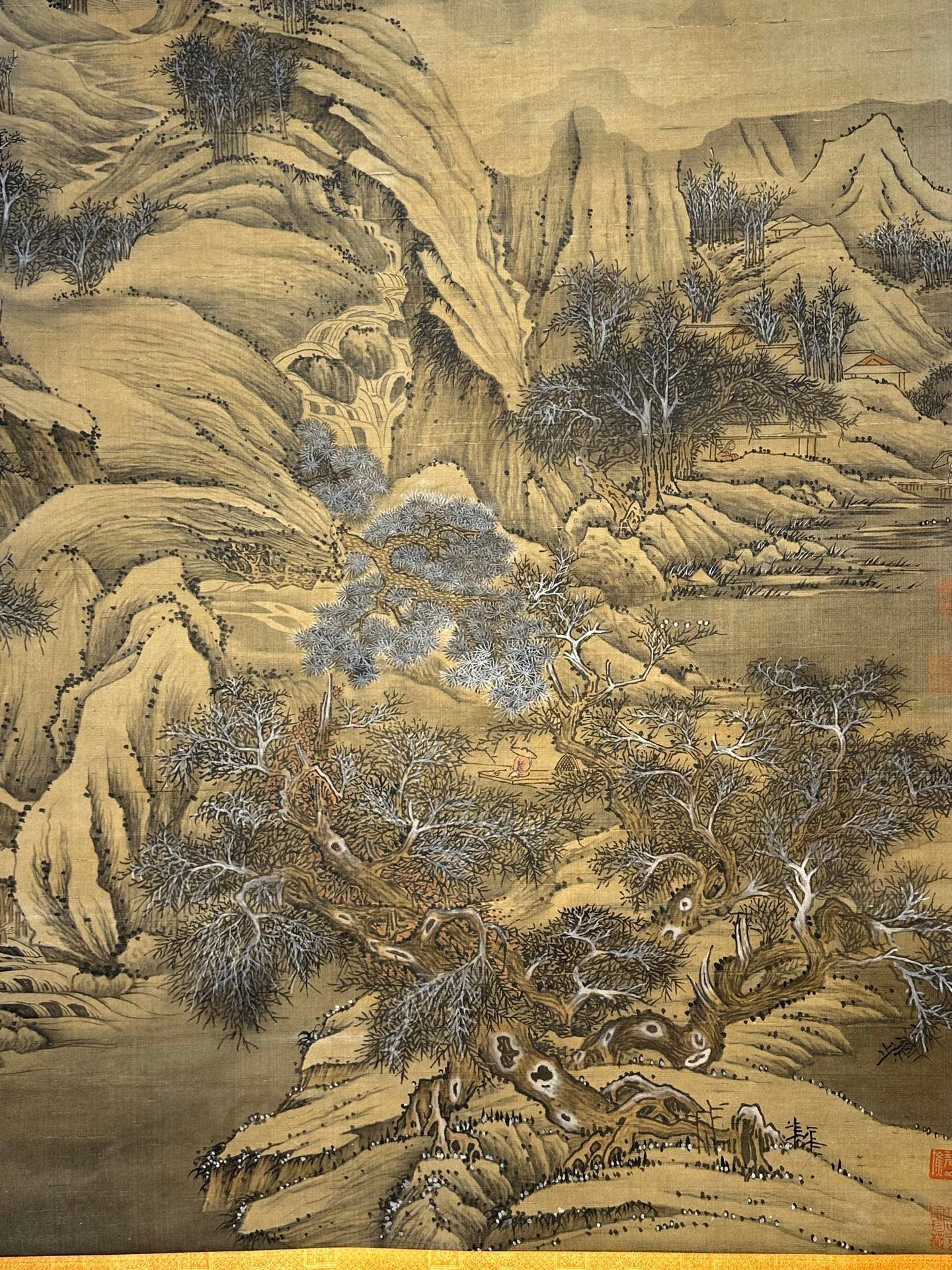 Chinese scroll painting Zhan Ziqian