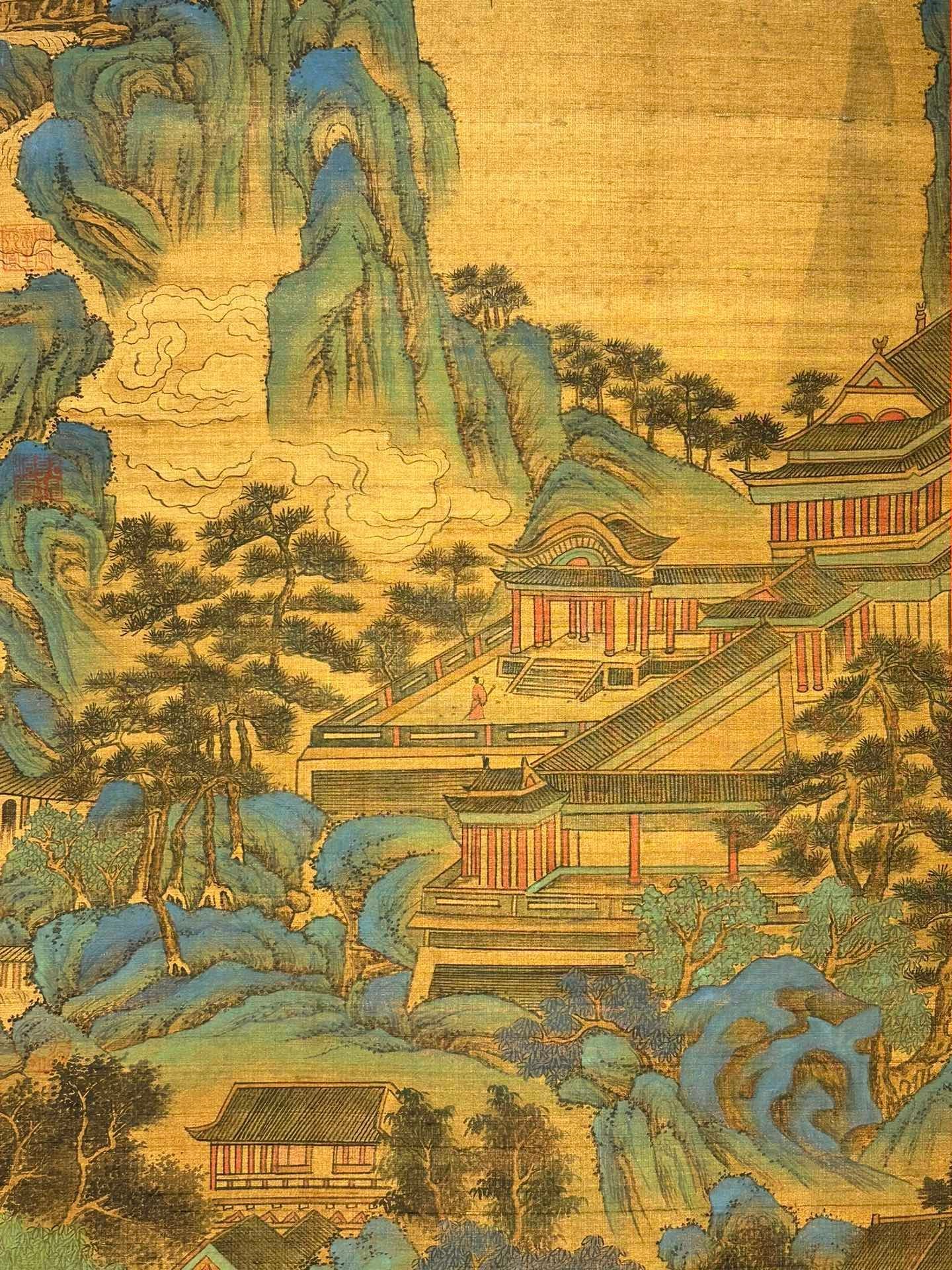 Chinese scroll painting Jing Hao