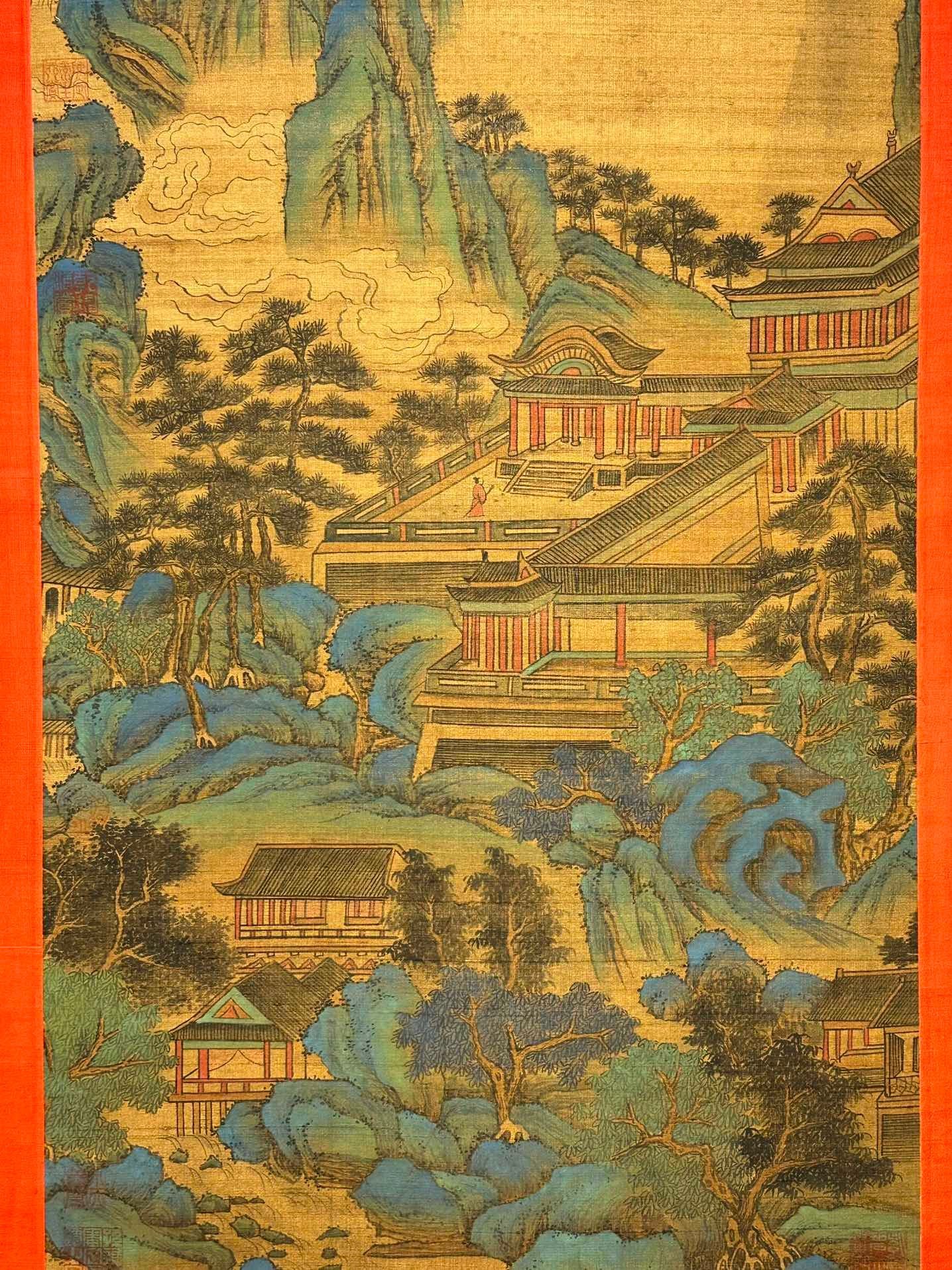 Chinese scroll painting Jing Hao