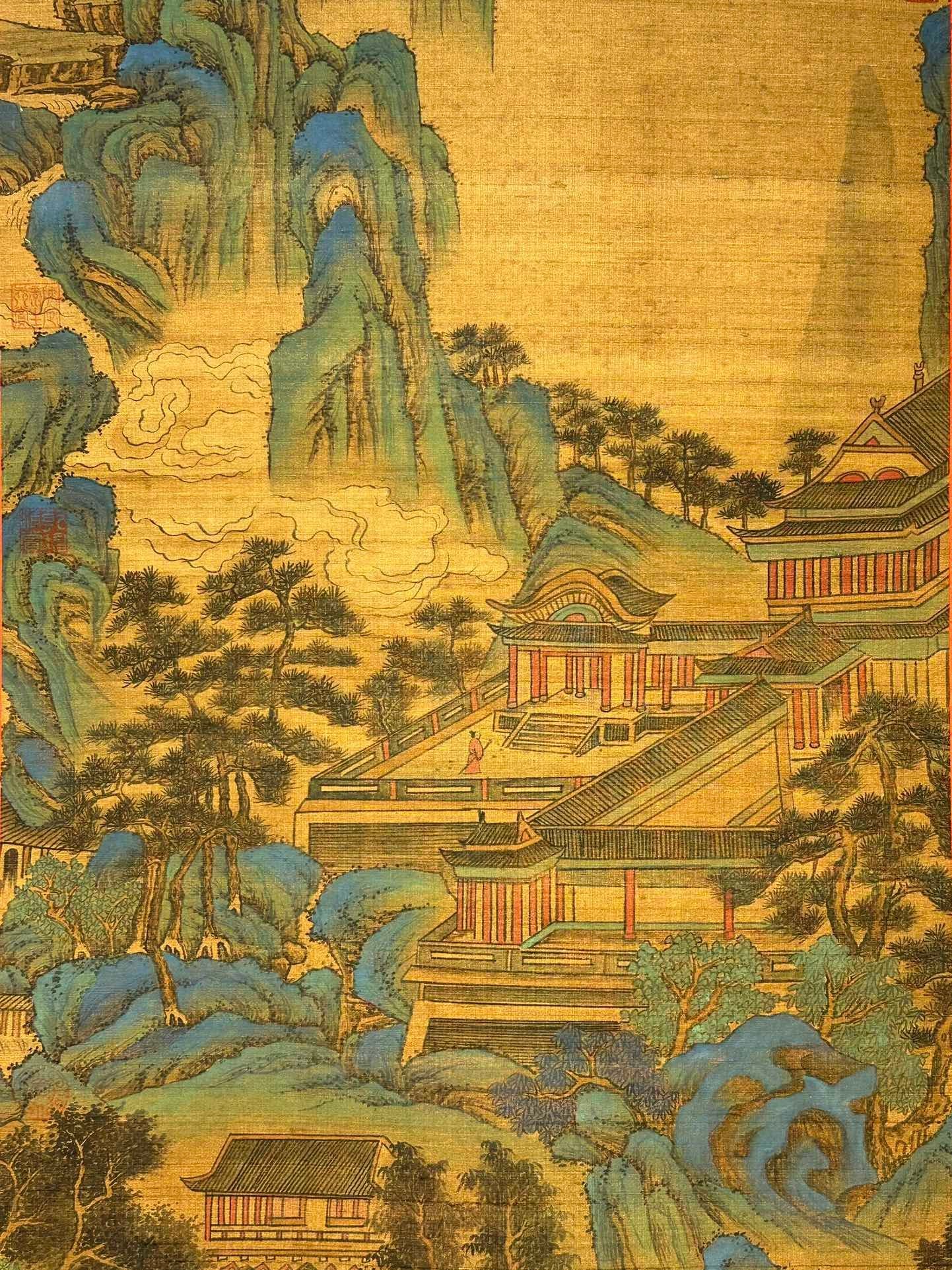 Chinese scroll painting Jing Hao