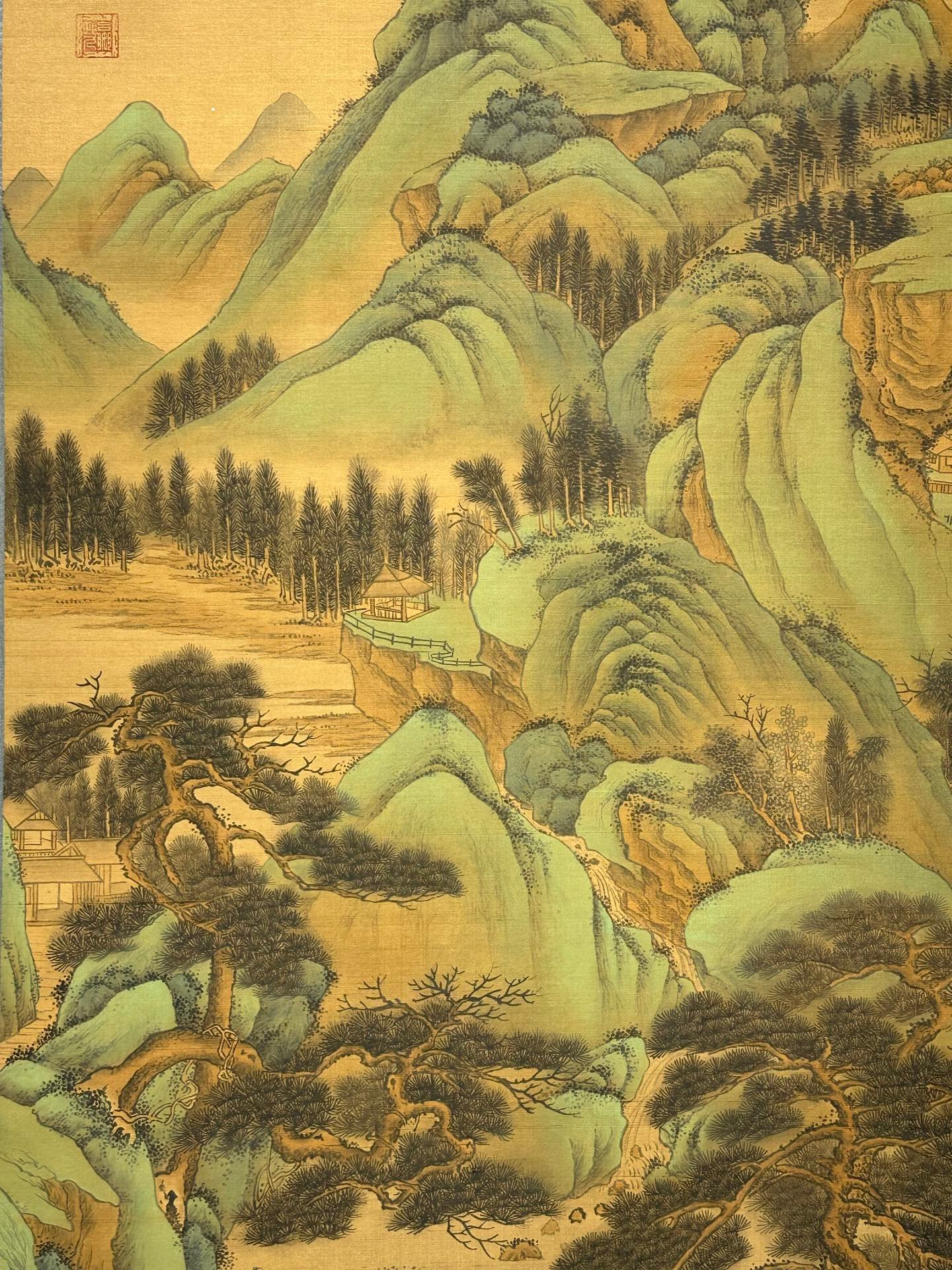 Chinese scroll painting Qing Shi Huang Ying Zheng (not erased)