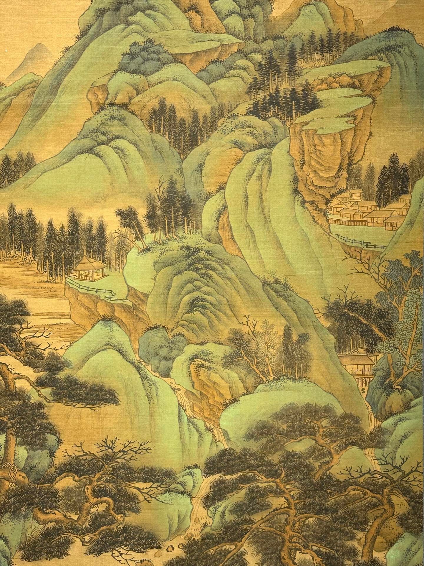 Chinese scroll painting Qing Shi Huang Ying Zheng (not erased)