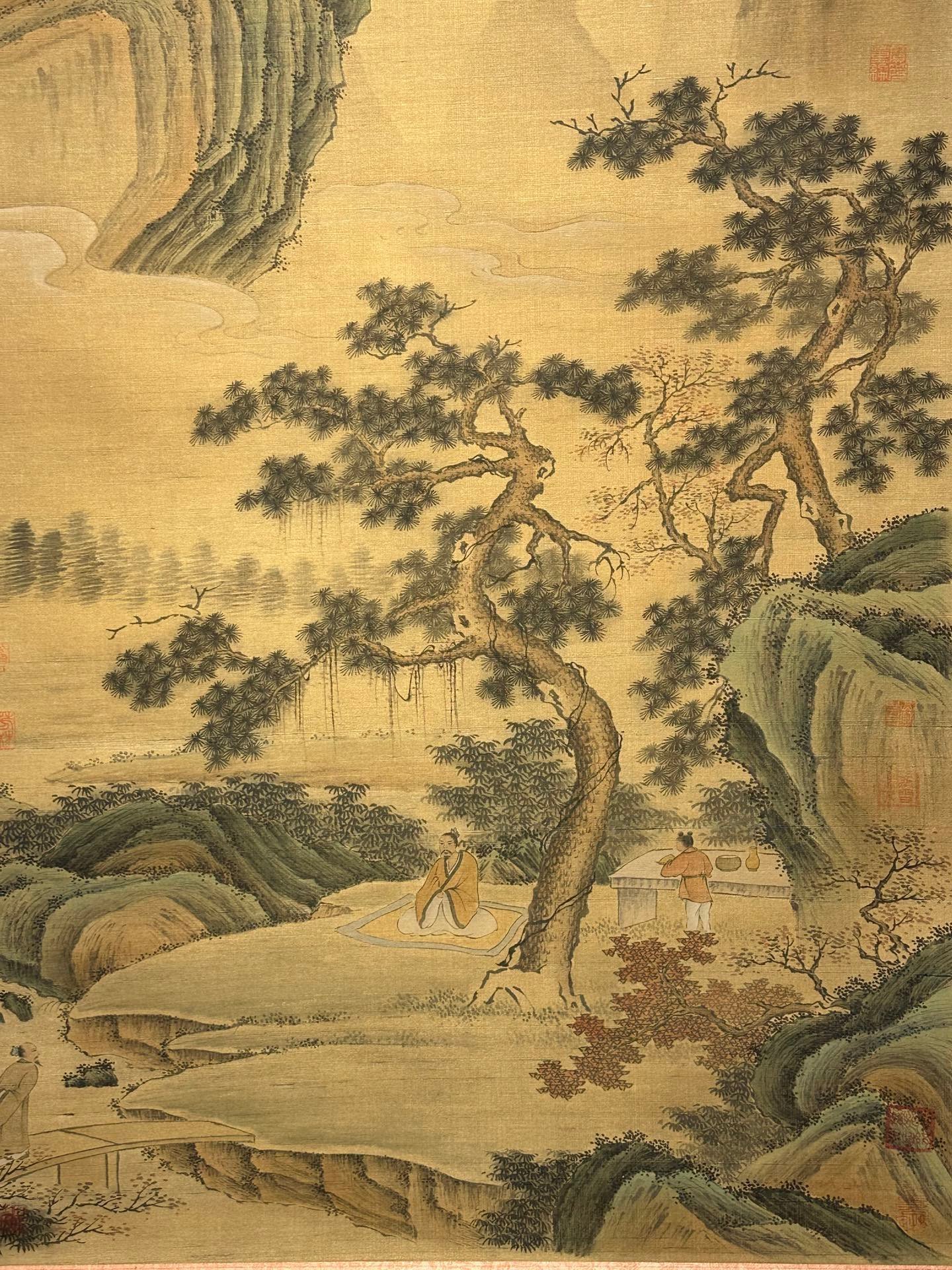 Chinese scroll painting Liang Lingzan