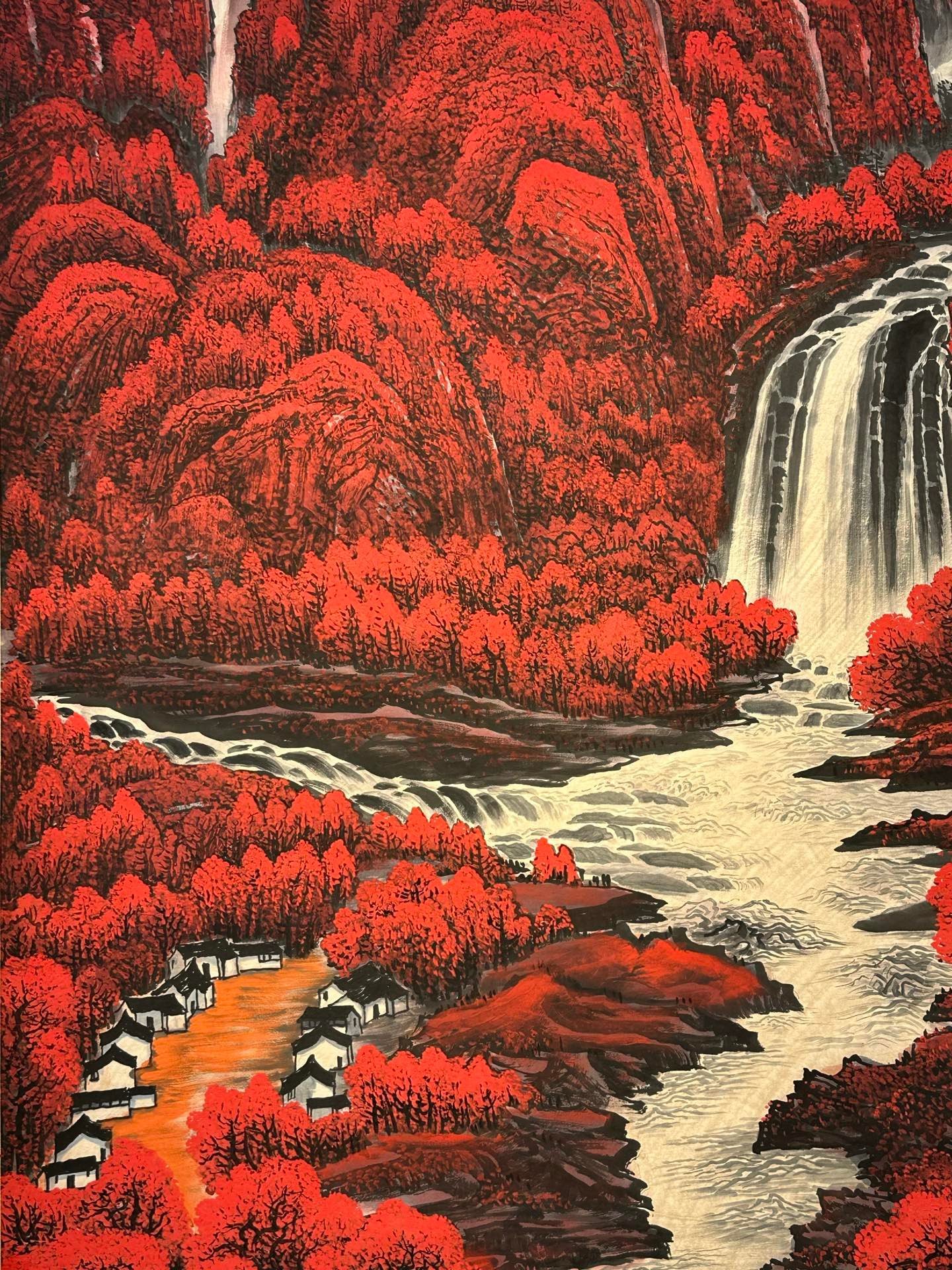 Chinese scroll painting Li Keran