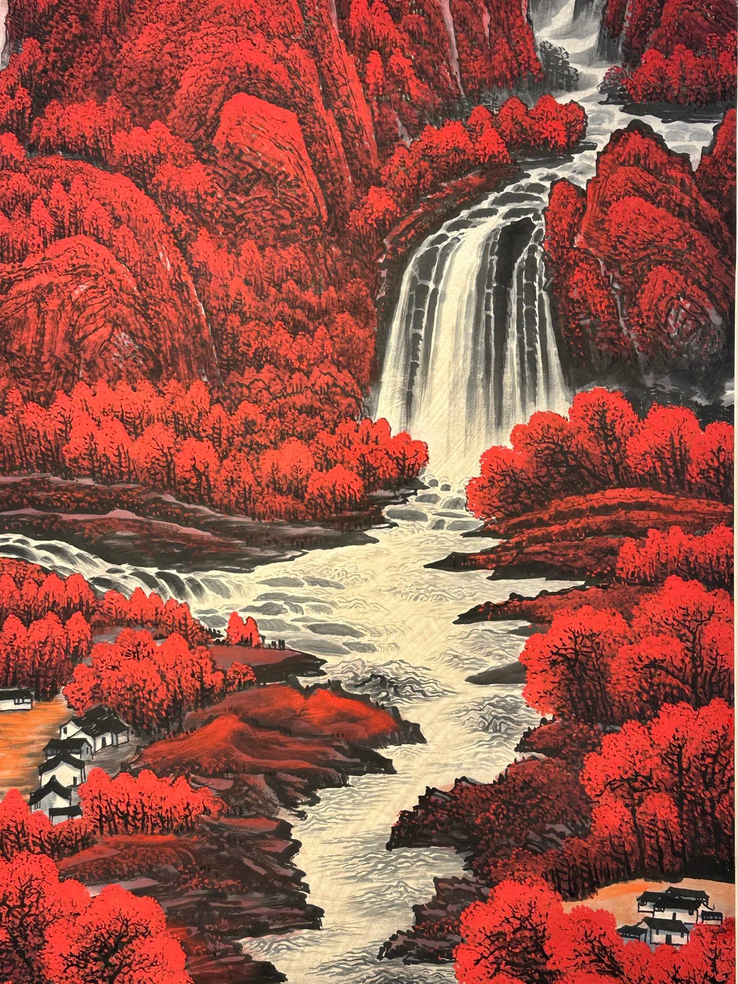 Chinese scroll painting Li Keran