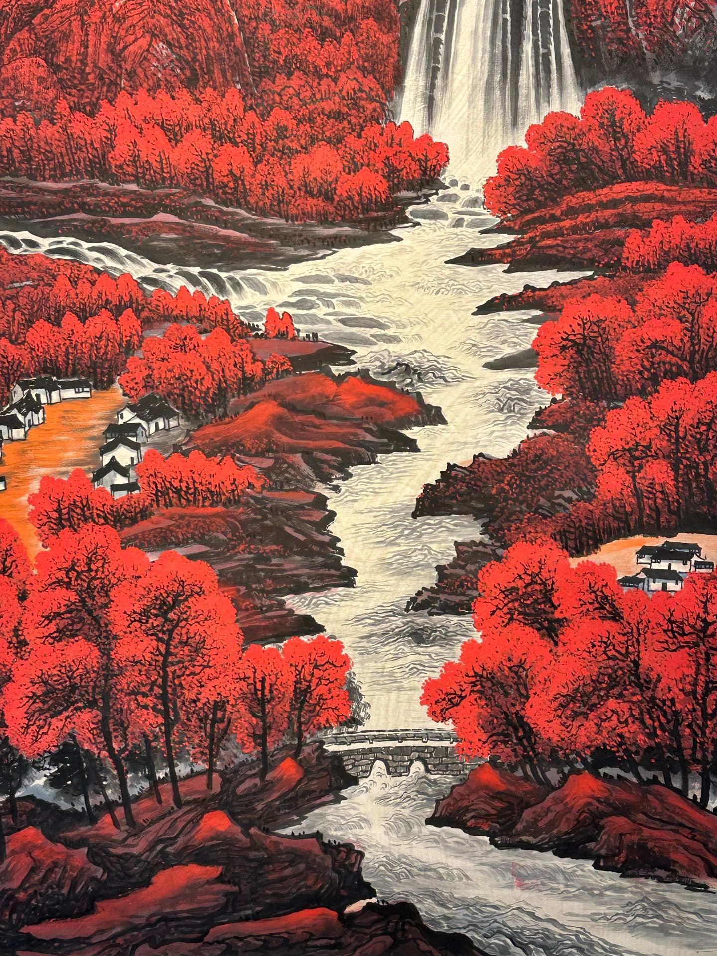 Chinese scroll painting Li Keran