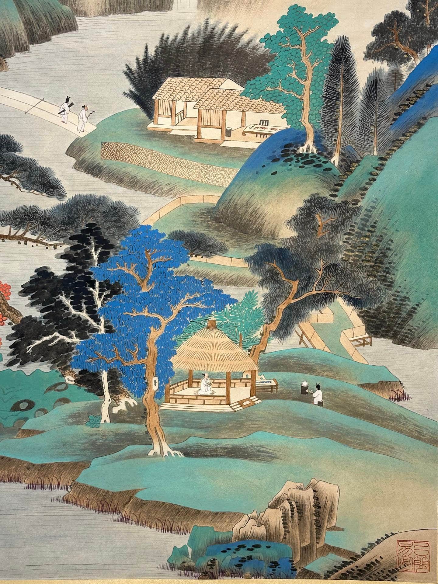 Chinese scroll painting Zhang Daqian