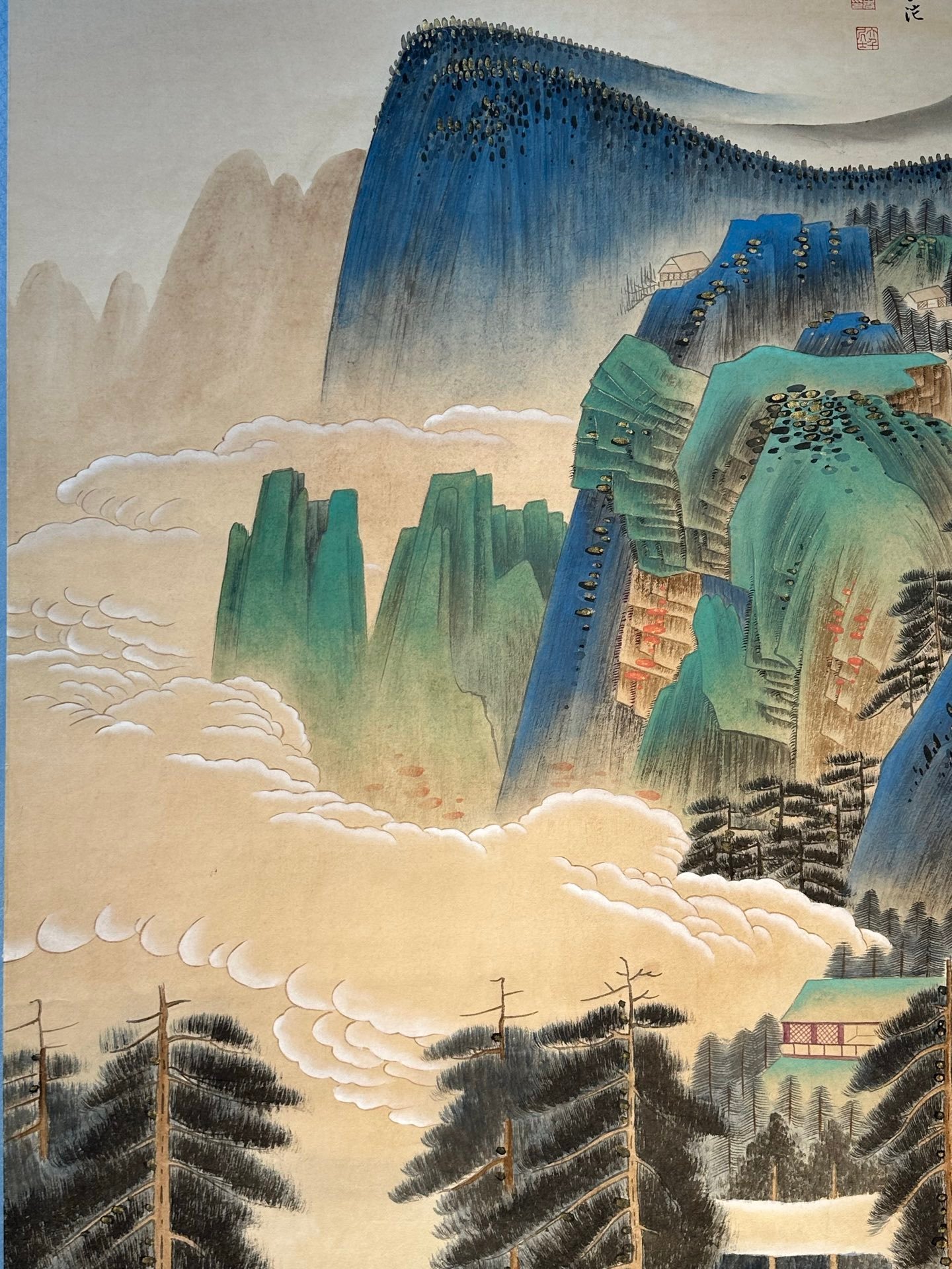 Chinese scroll painting Zhang Daqian