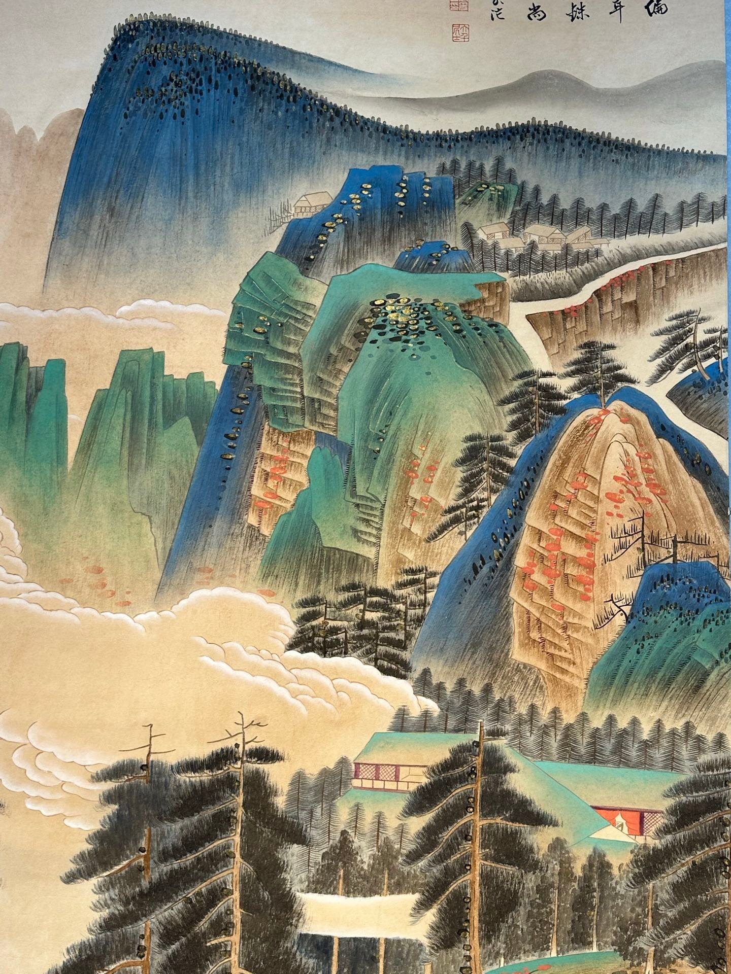 Chinese scroll painting Zhang Daqian