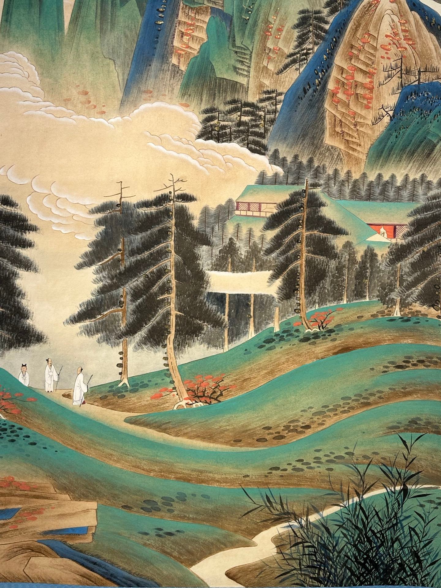 Chinese scroll painting Zhang Daqian