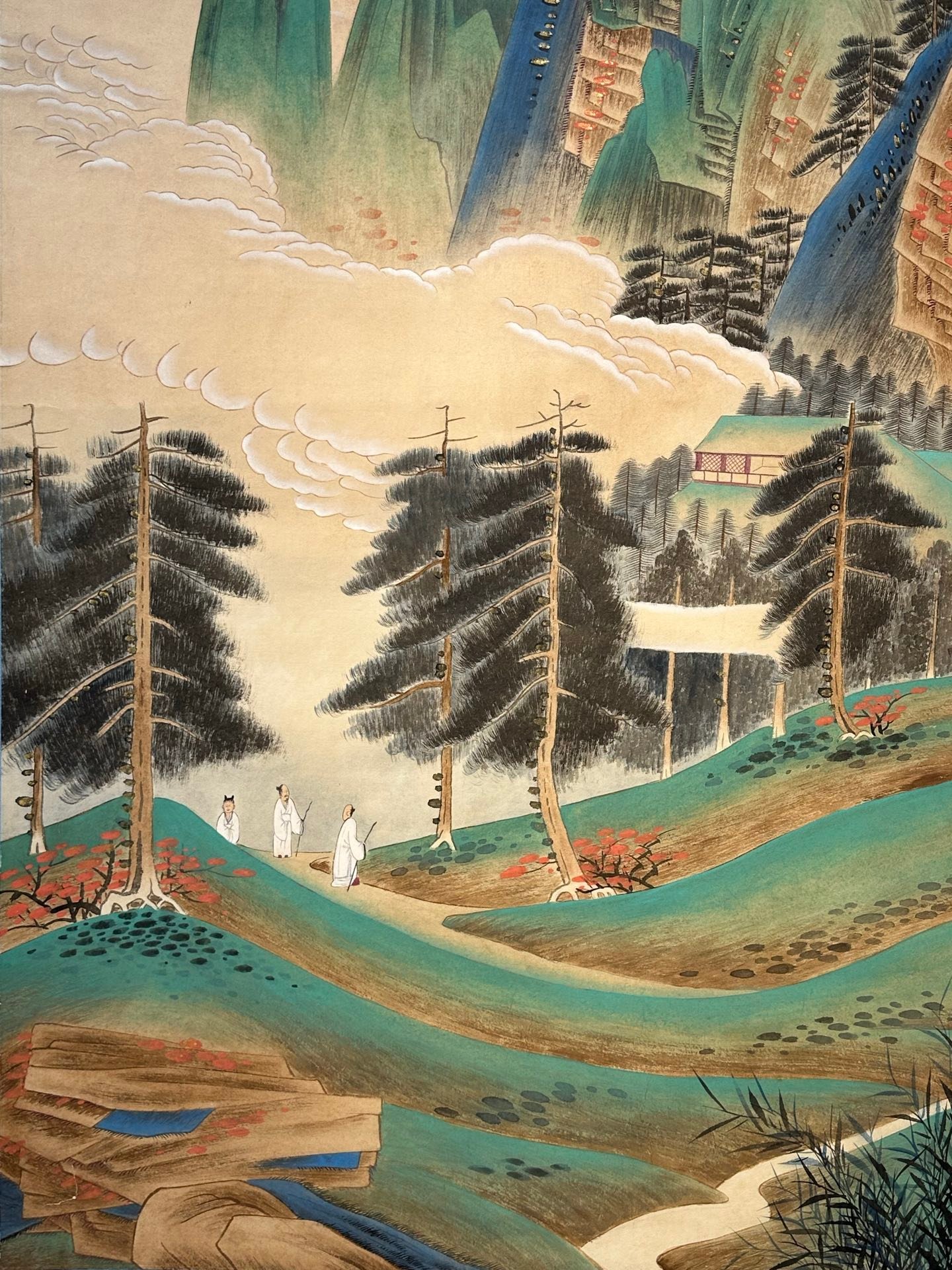 Chinese scroll painting Zhang Daqian
