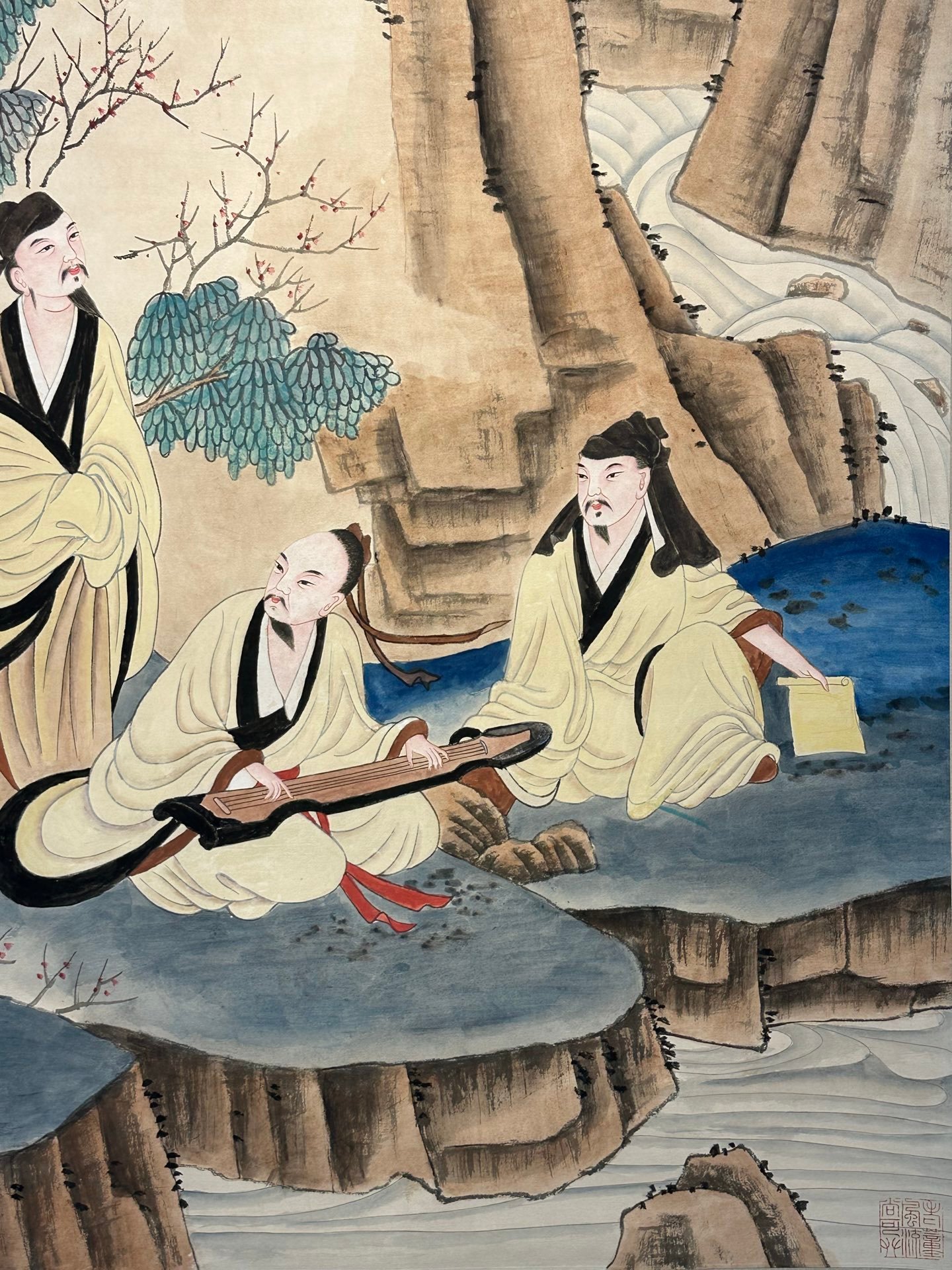 Chinese scroll painting Zhang Daqian