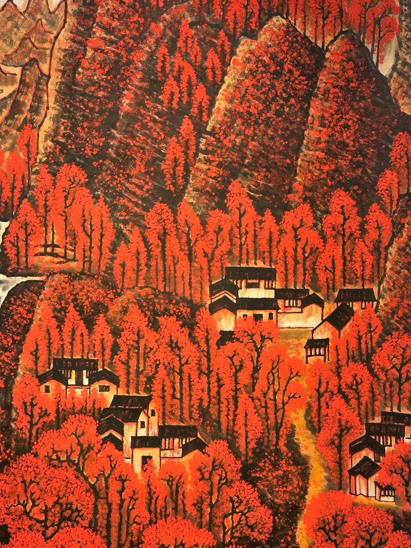 Chinese scroll painting Li Keran