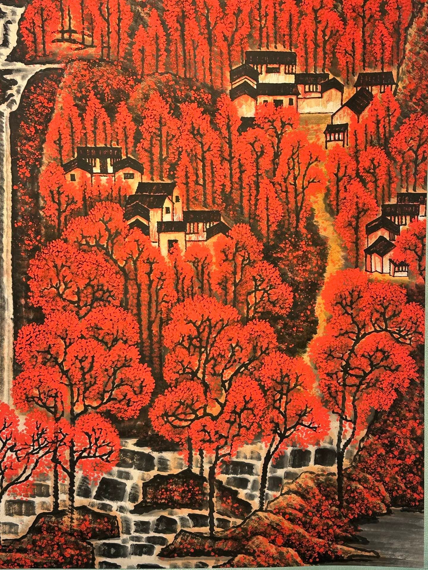 Chinese scroll painting Li Keran