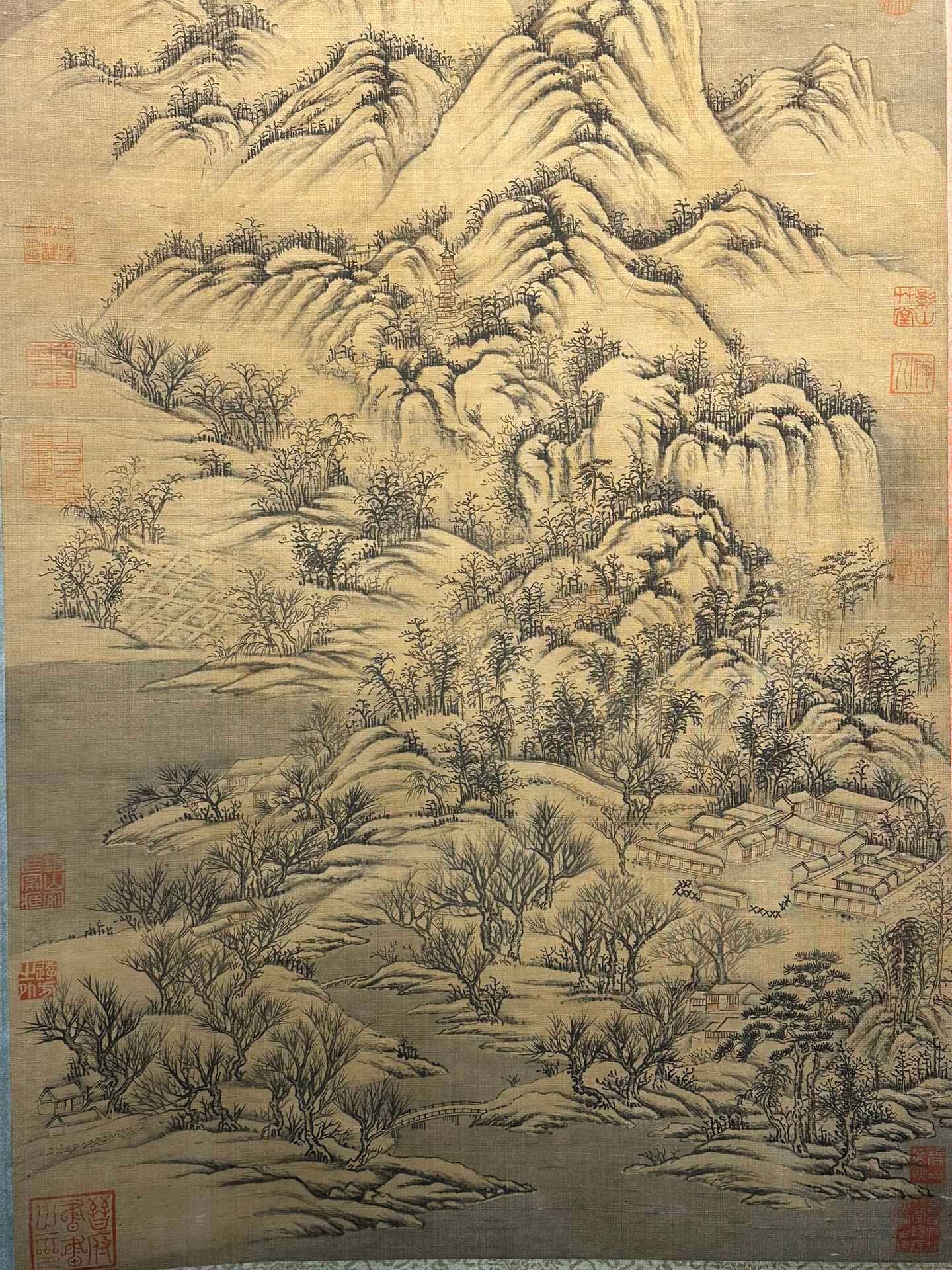 Chinese scroll painting Guo Xi