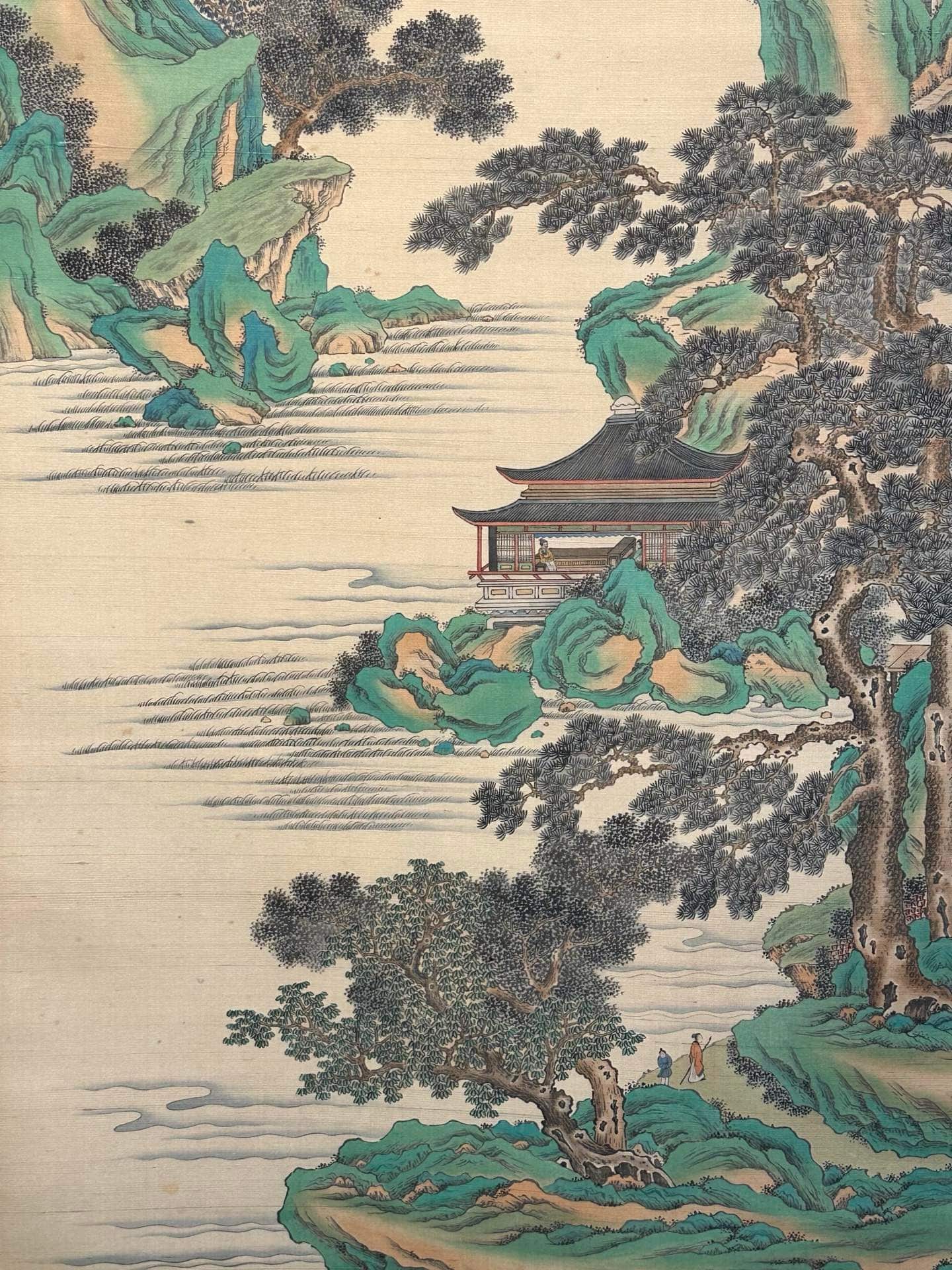 Chinese scroll painting Zhang Daqian