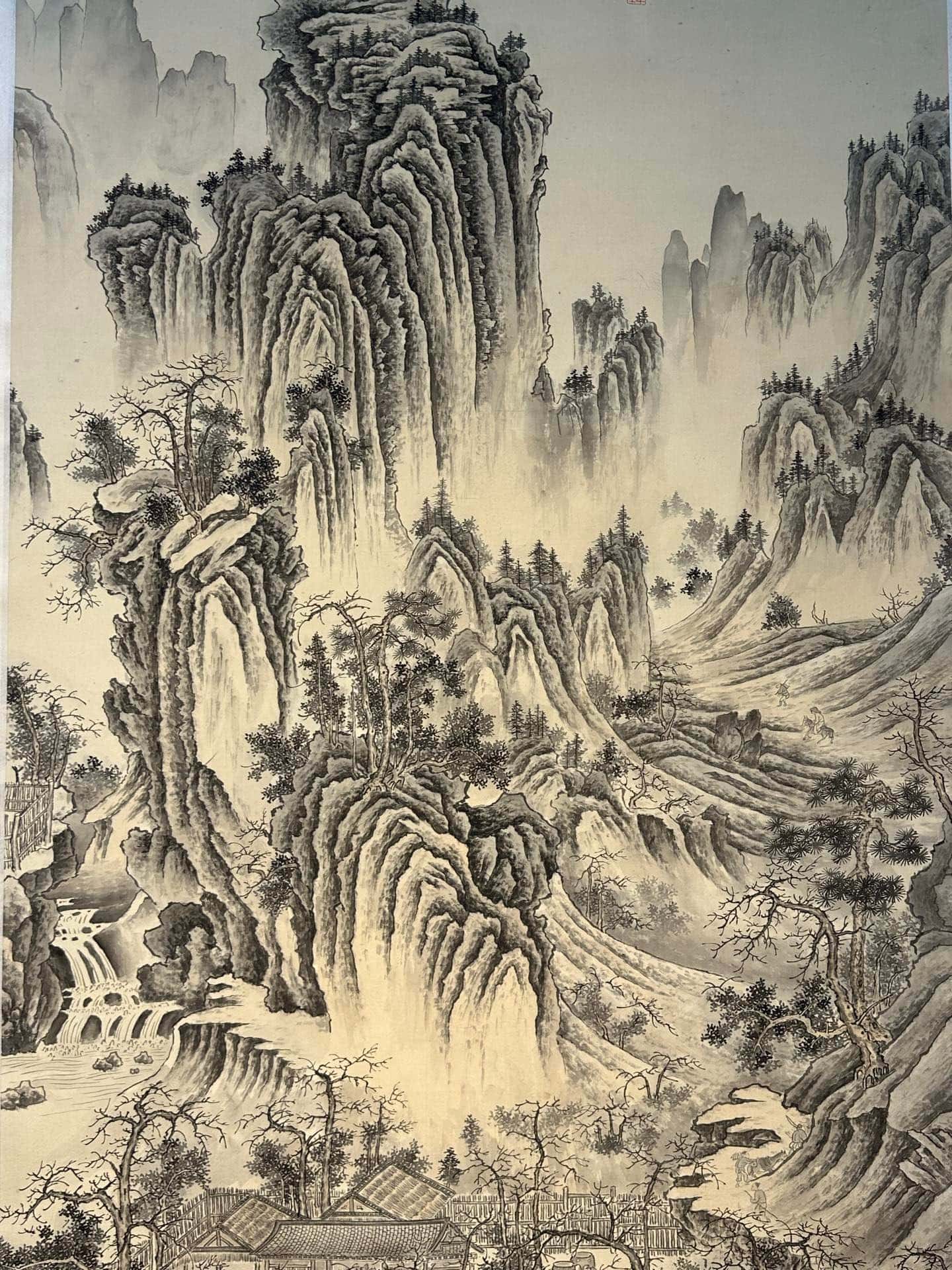 Chinese scroll painting Zhang Daqian