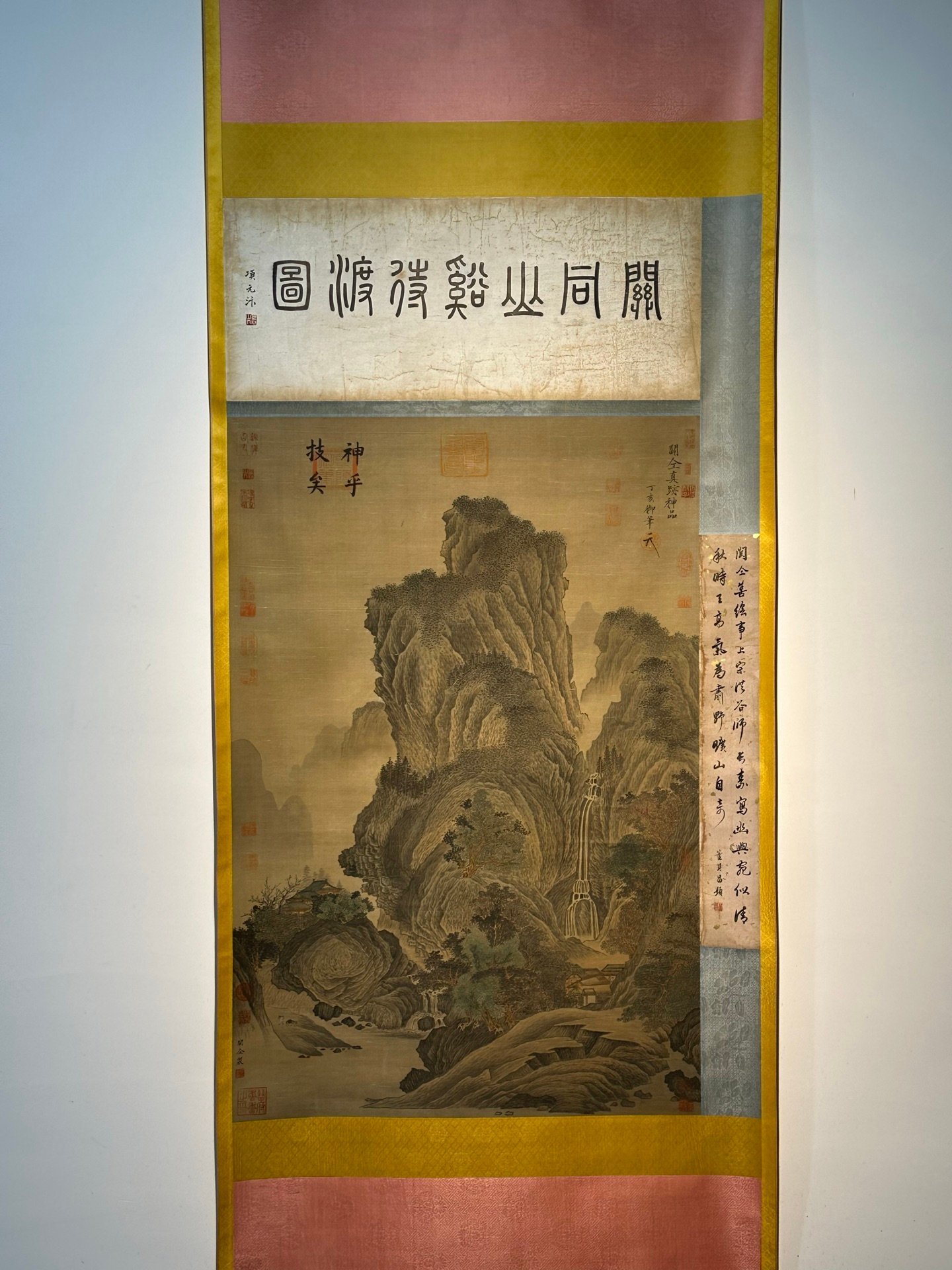 Chinese scroll painting Guan Tong