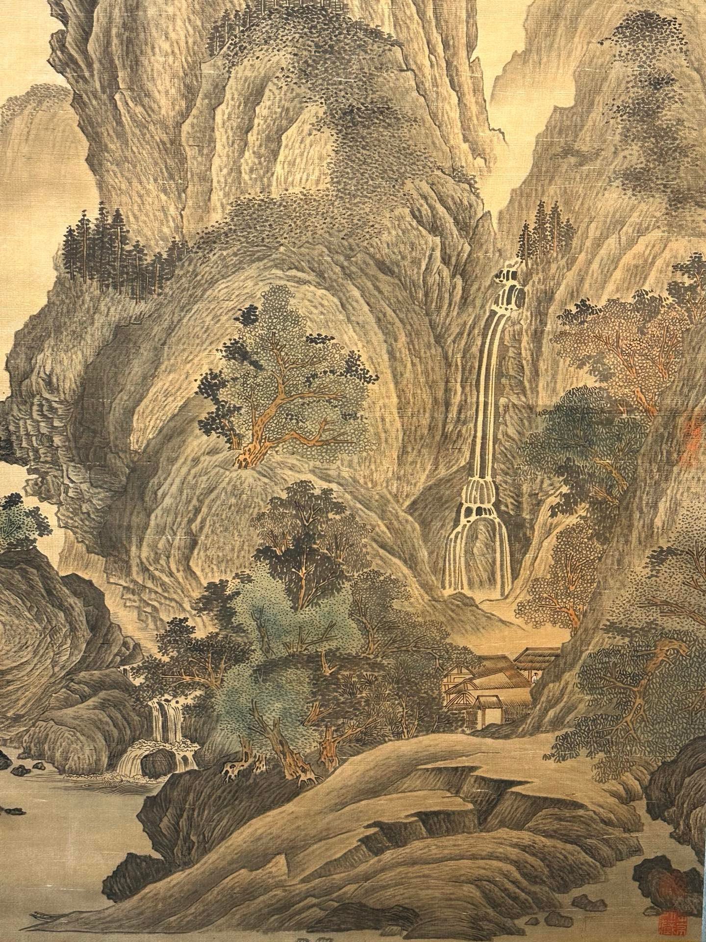 Chinese scroll painting Guan Tong