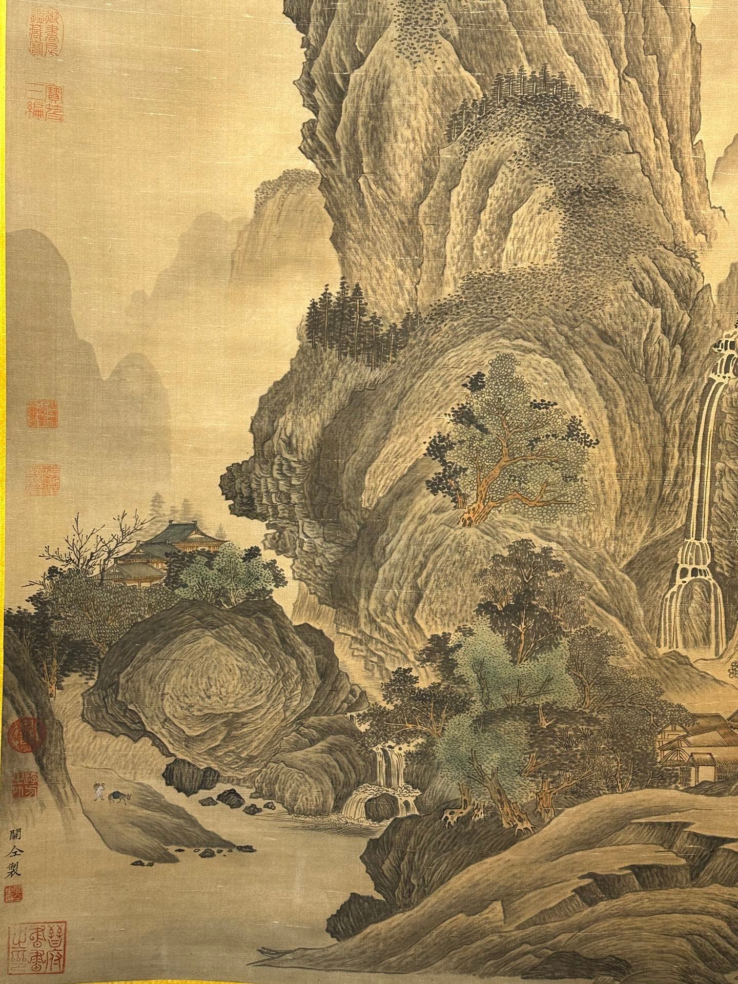 Chinese scroll painting Guan Tong