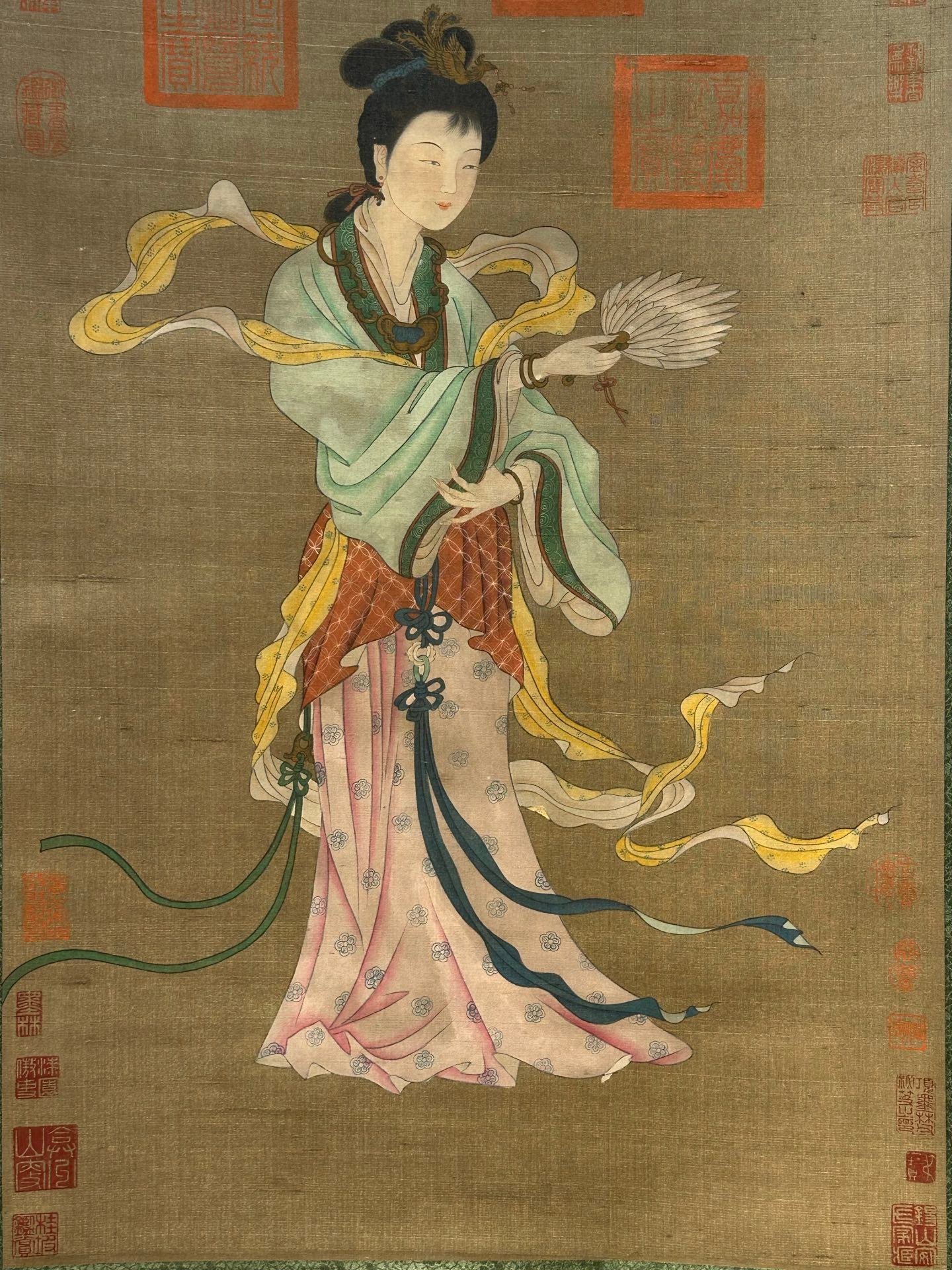 Chinese scroll painting Tang Yin