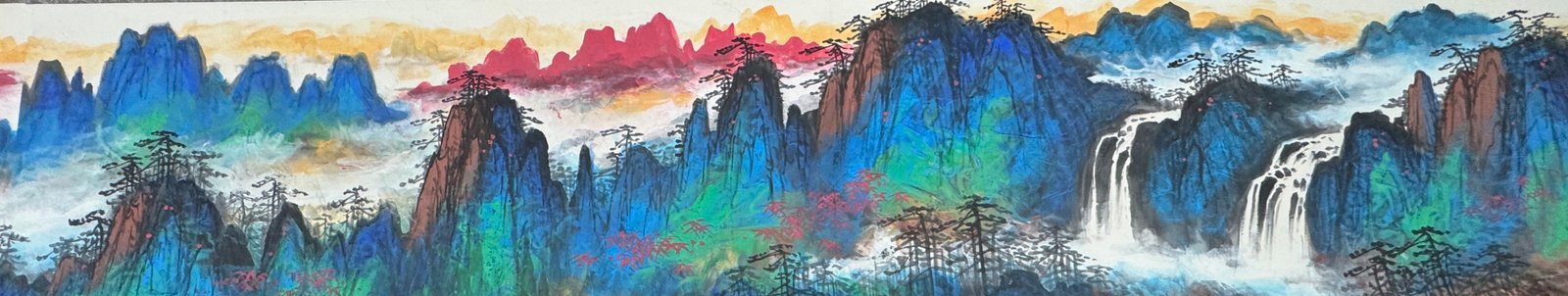 Chinese scroll painting Liu Haisu