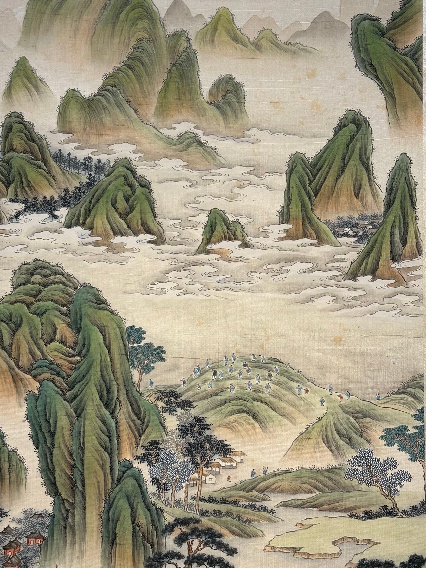 Chinese scroll painting hang Daqian