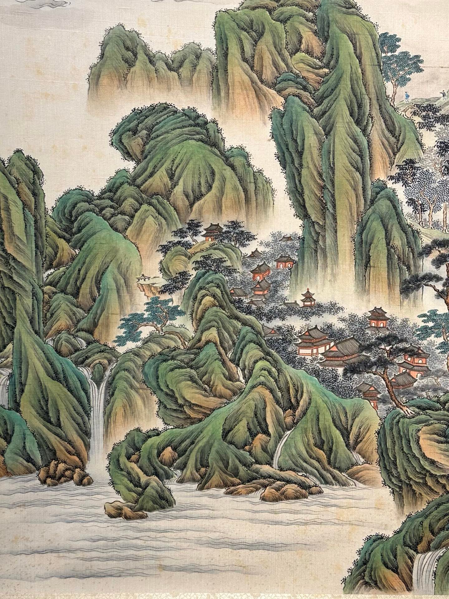 Chinese scroll painting hang Daqian