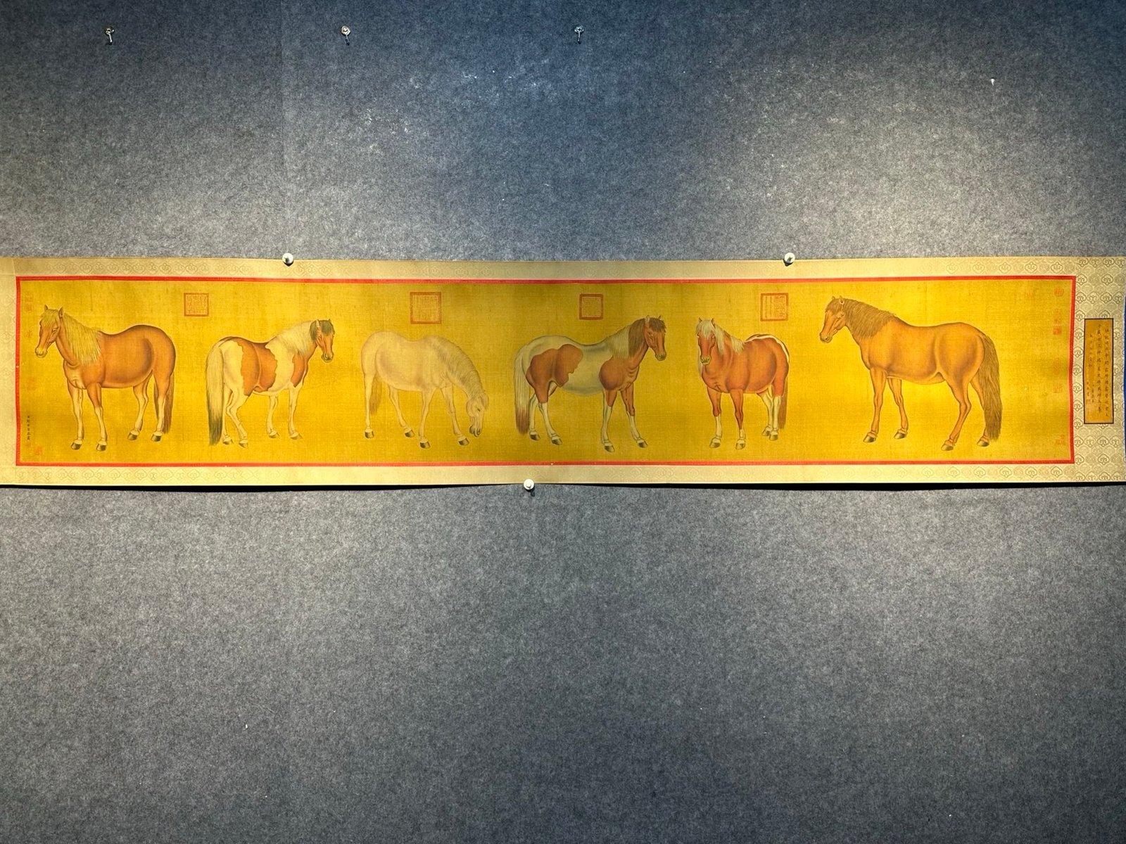 Chinese scroll painting Giuseppe