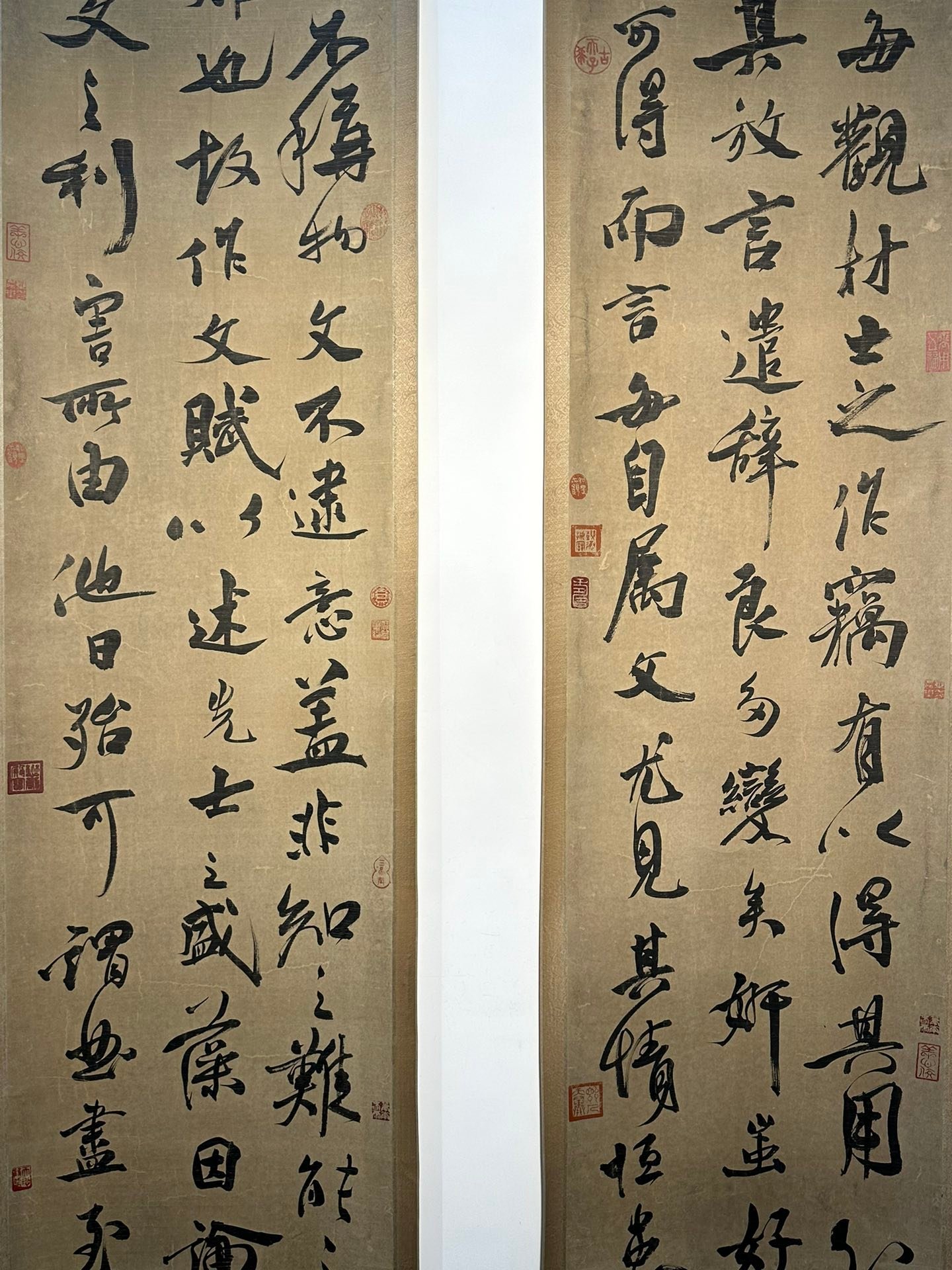 Chinese scroll painting Wang Anshi