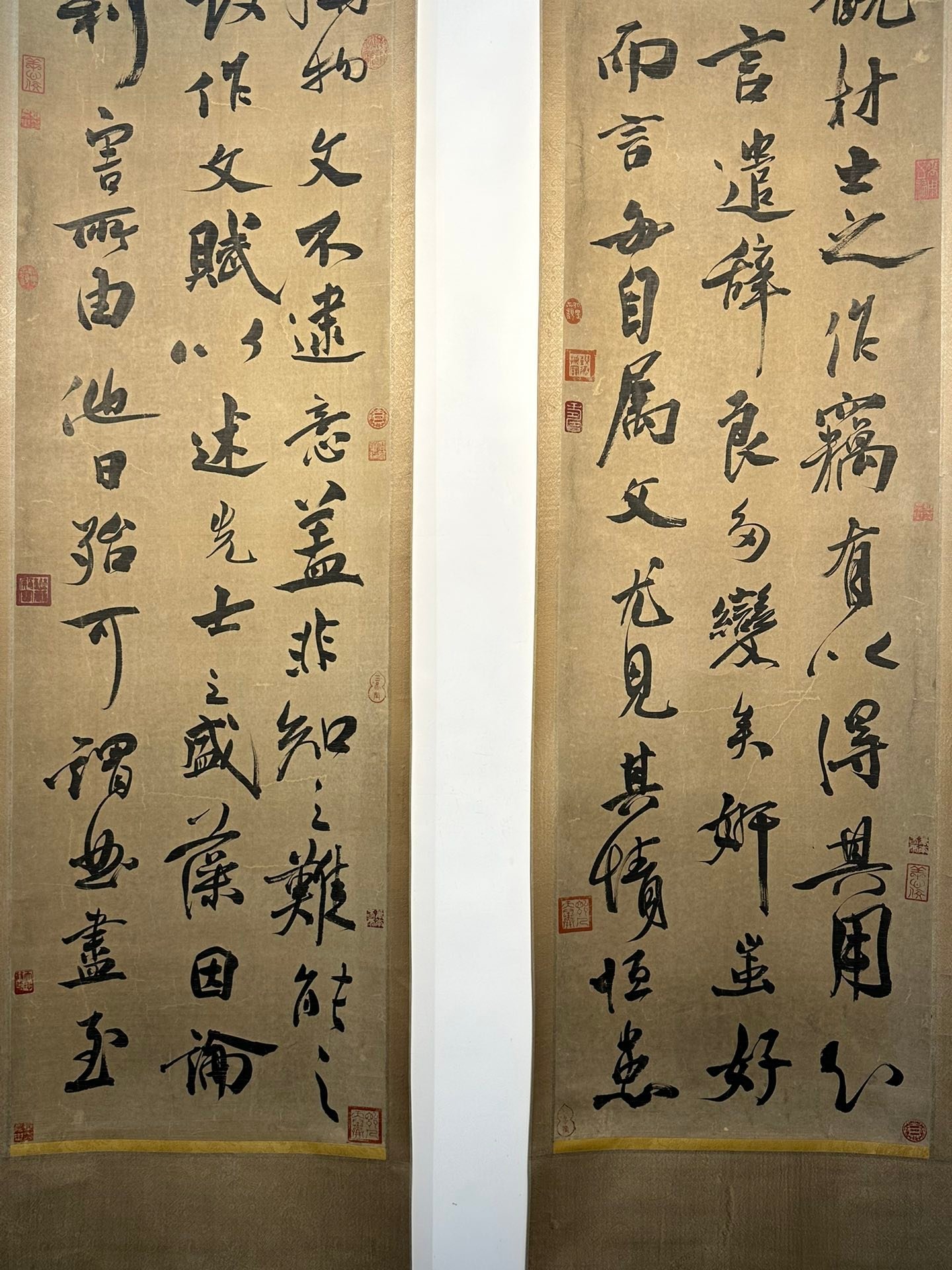 Chinese scroll painting Wang Anshi