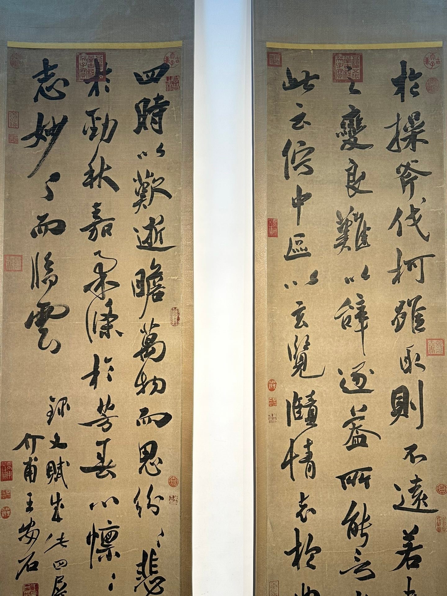 Chinese scroll painting Wang Anshi