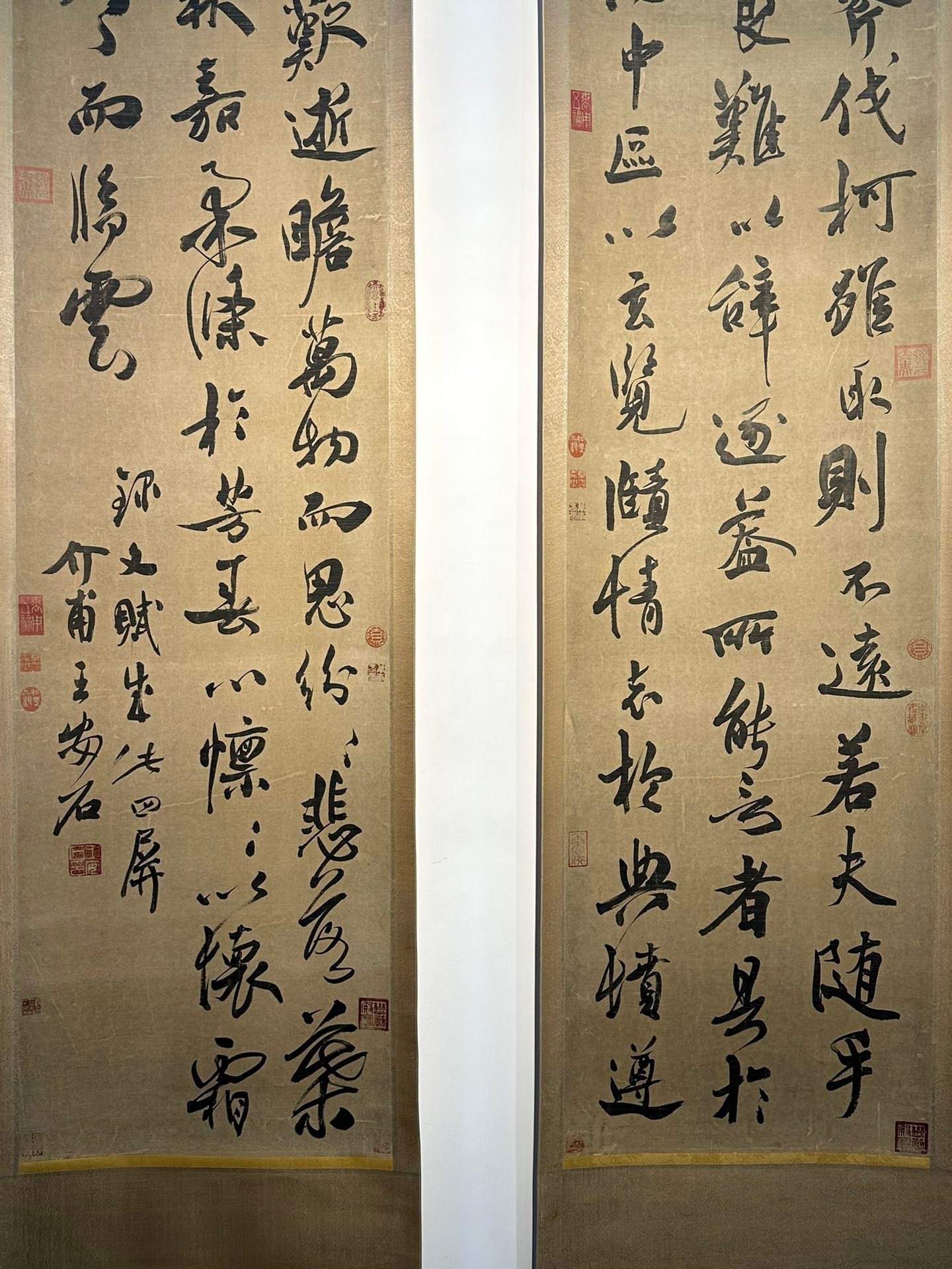 Chinese scroll painting Wang Anshi