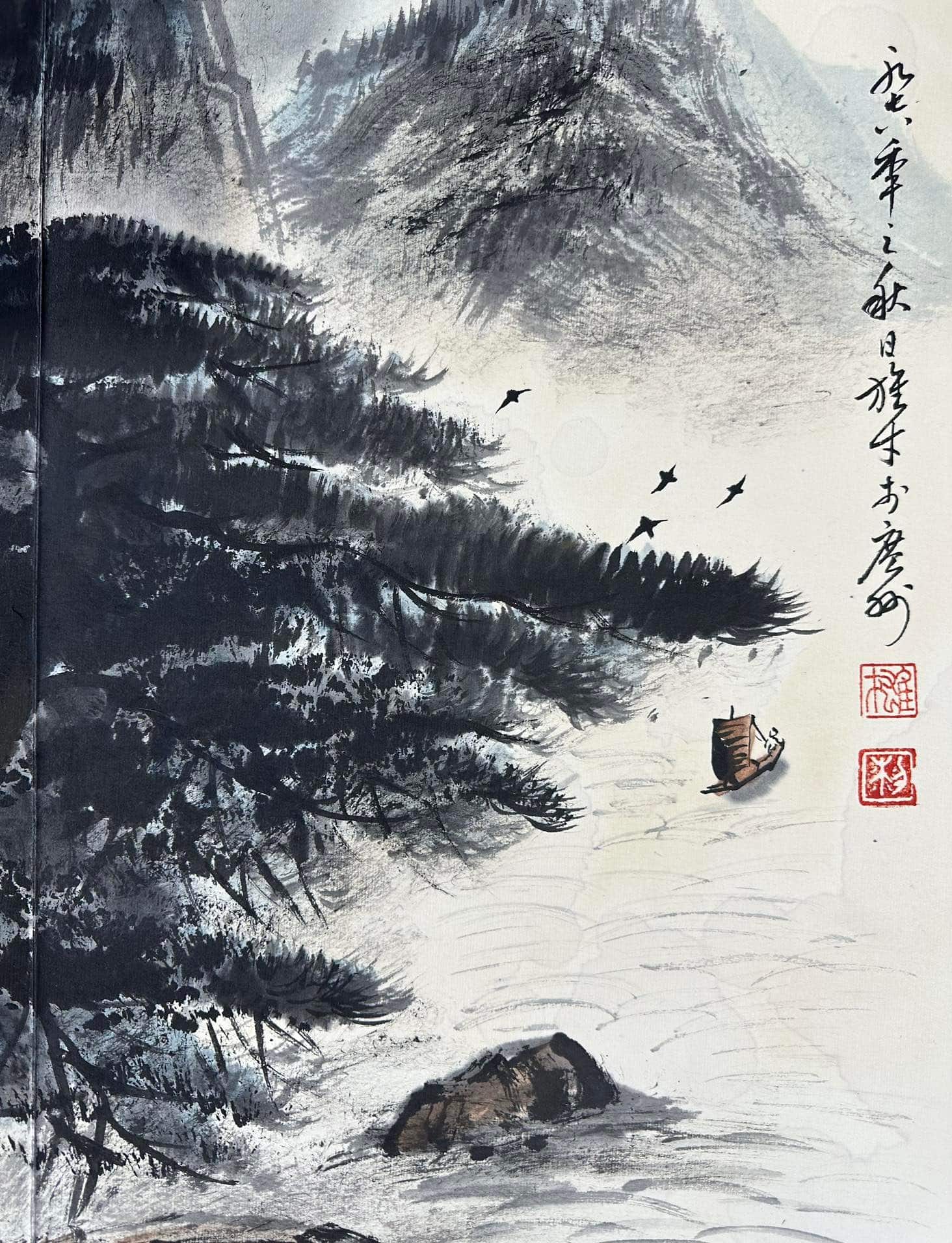 Chinese scroll painting Li Xiongcai