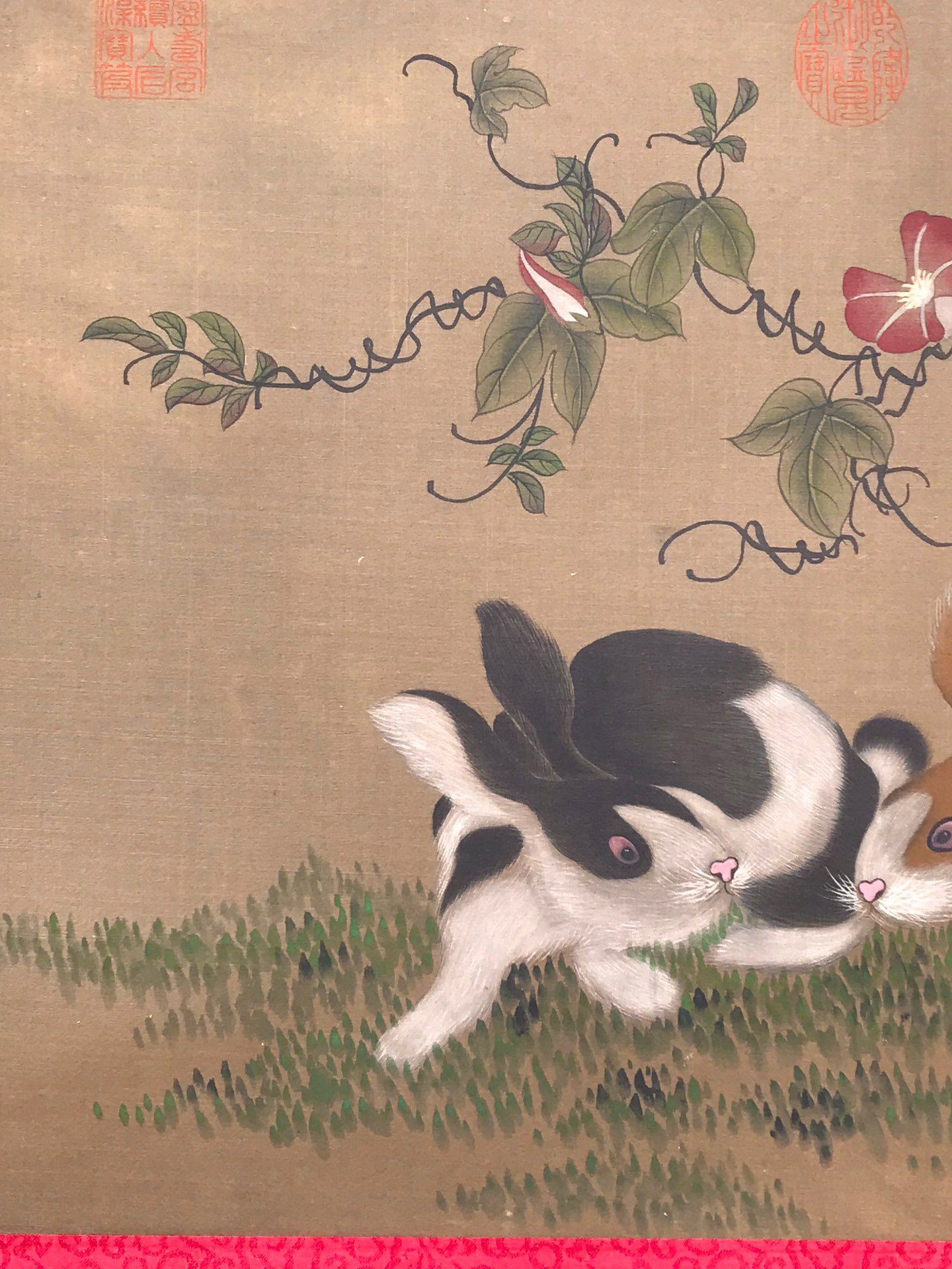 Chinese scroll painting Cui Bai