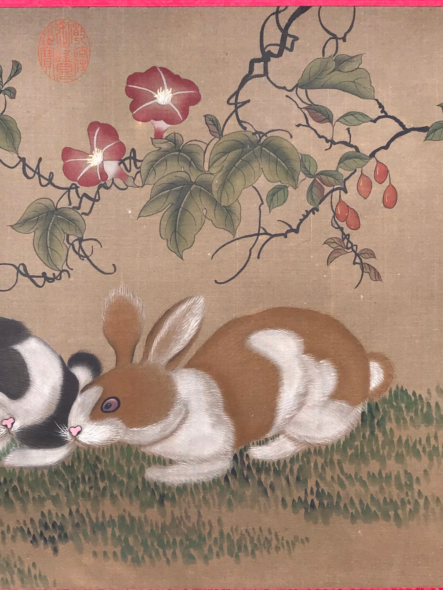 Chinese scroll painting Cui Bai