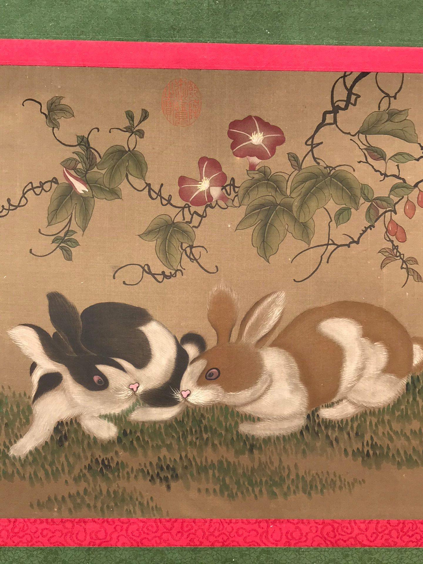 Chinese scroll painting Cui Bai