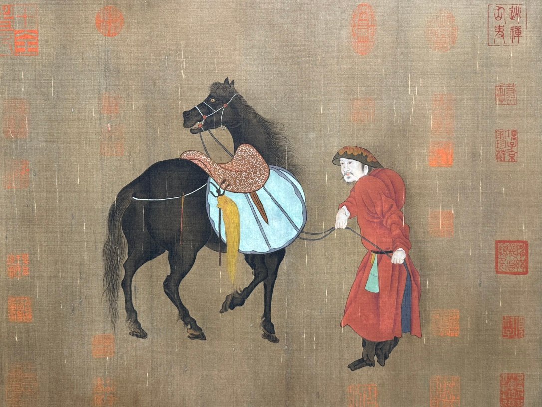 Chinese scroll painting Zhao Mengfu