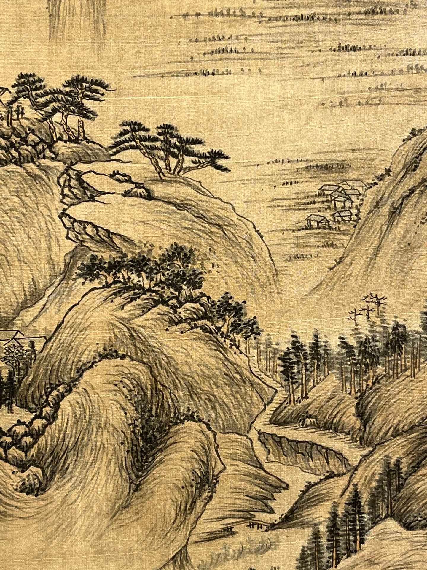 Chinese scroll painting Zhang Daqian