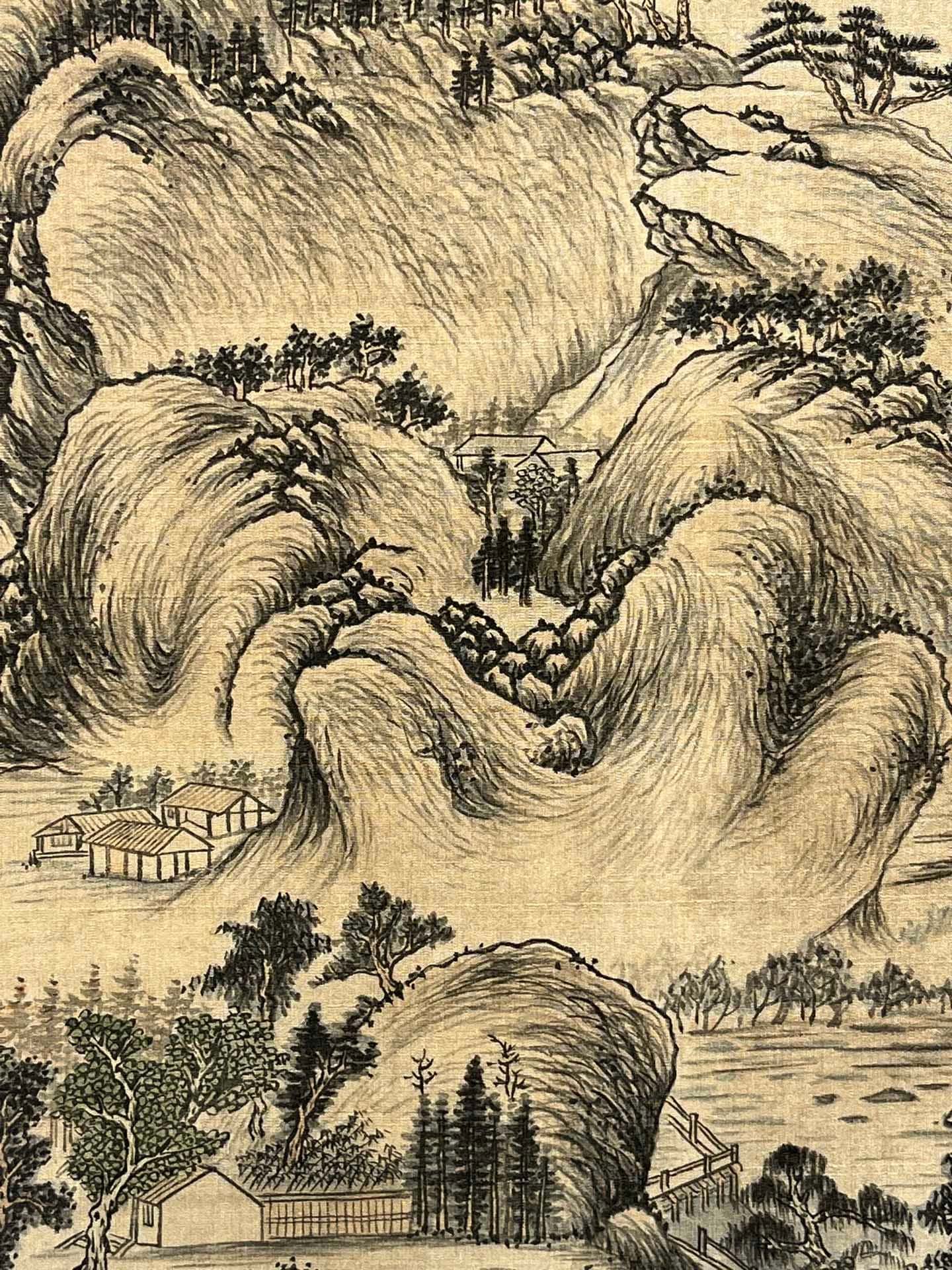 Chinese scroll painting Zhang Daqian