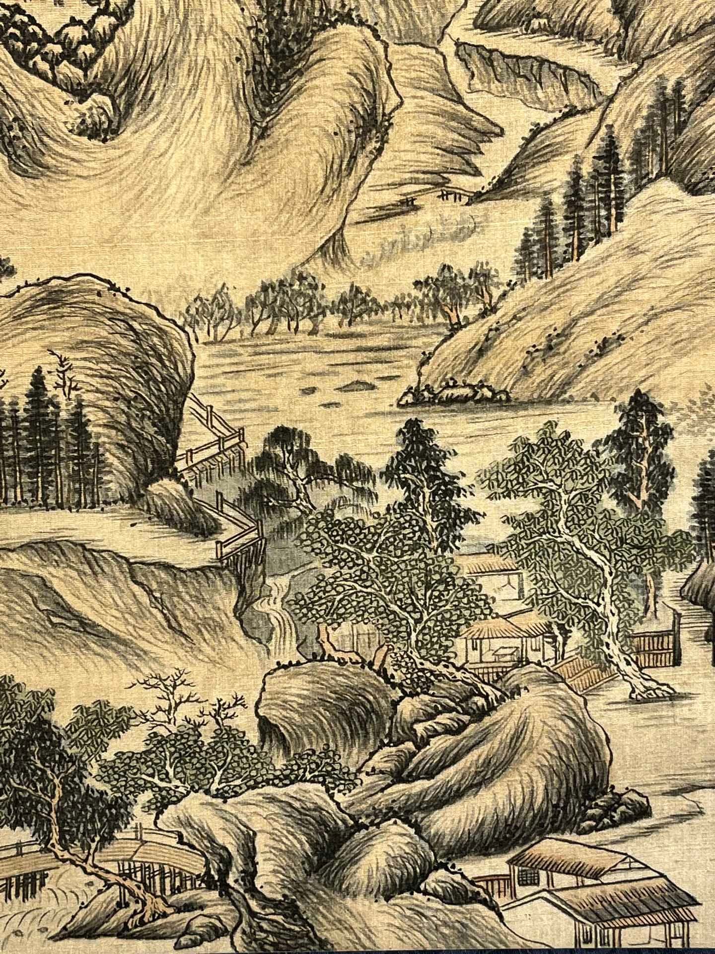 Chinese scroll painting Zhang Daqian