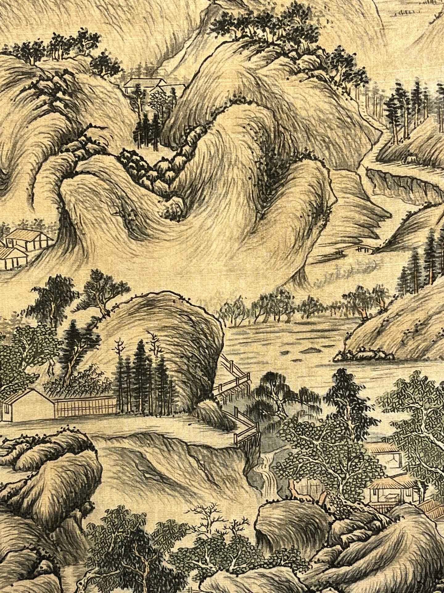 Chinese scroll painting Zhang Daqian