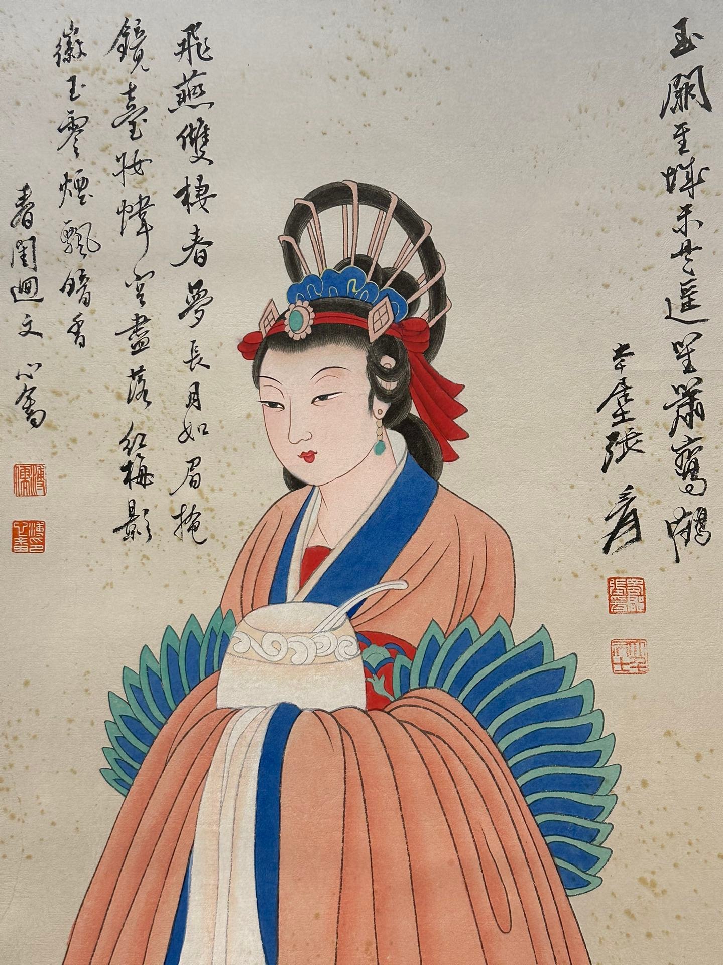 Chinese scroll painting Zhang Daqian