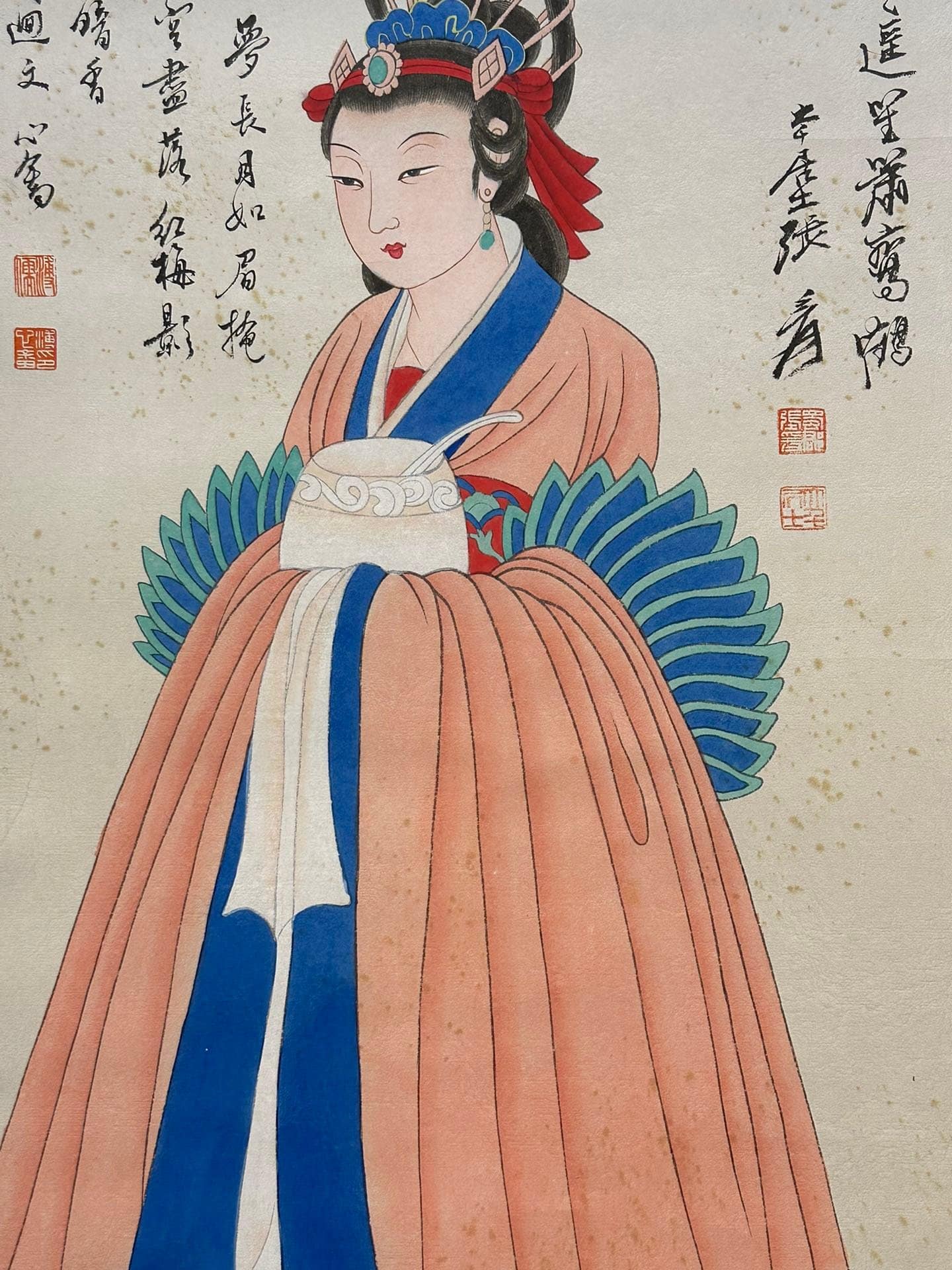 Chinese scroll painting Zhang Daqian