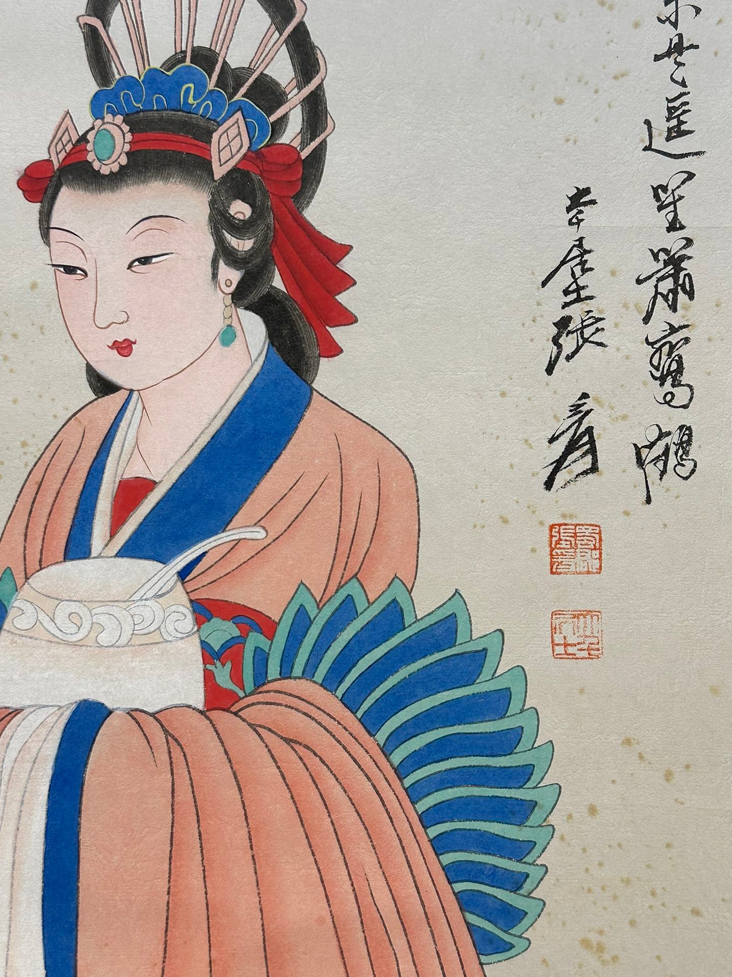 Chinese scroll painting Zhang Daqian
