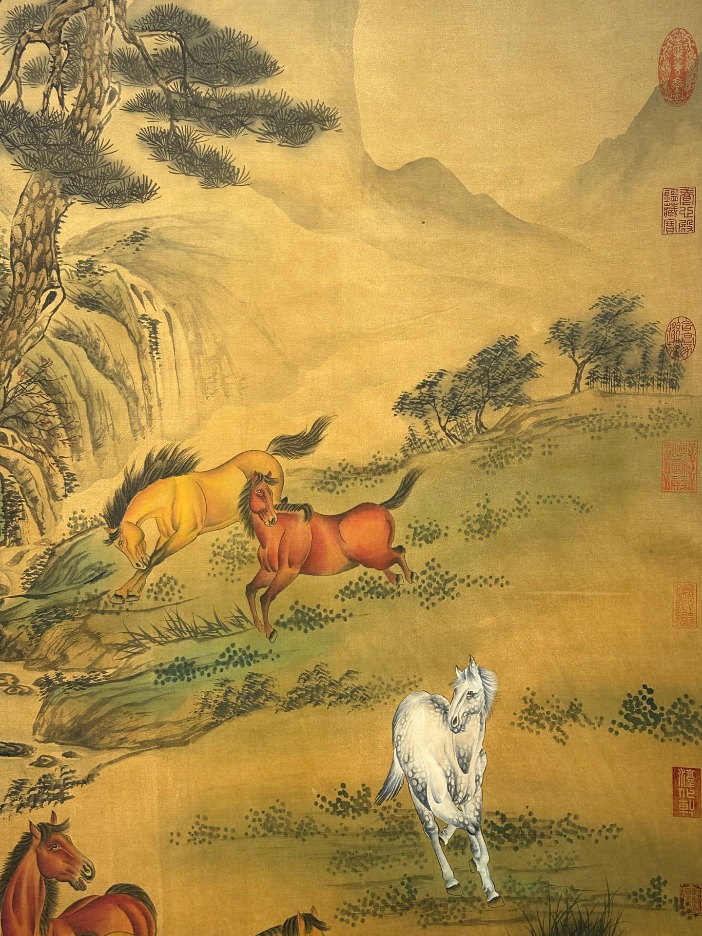 Chinese scroll painting Giuseppe