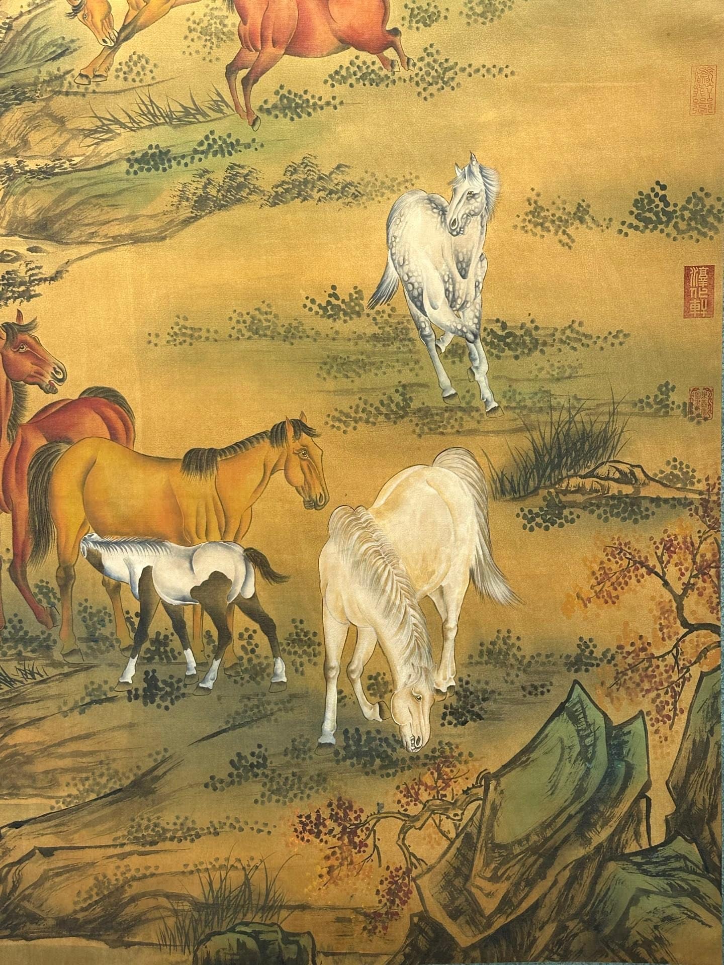 Chinese scroll painting Giuseppe