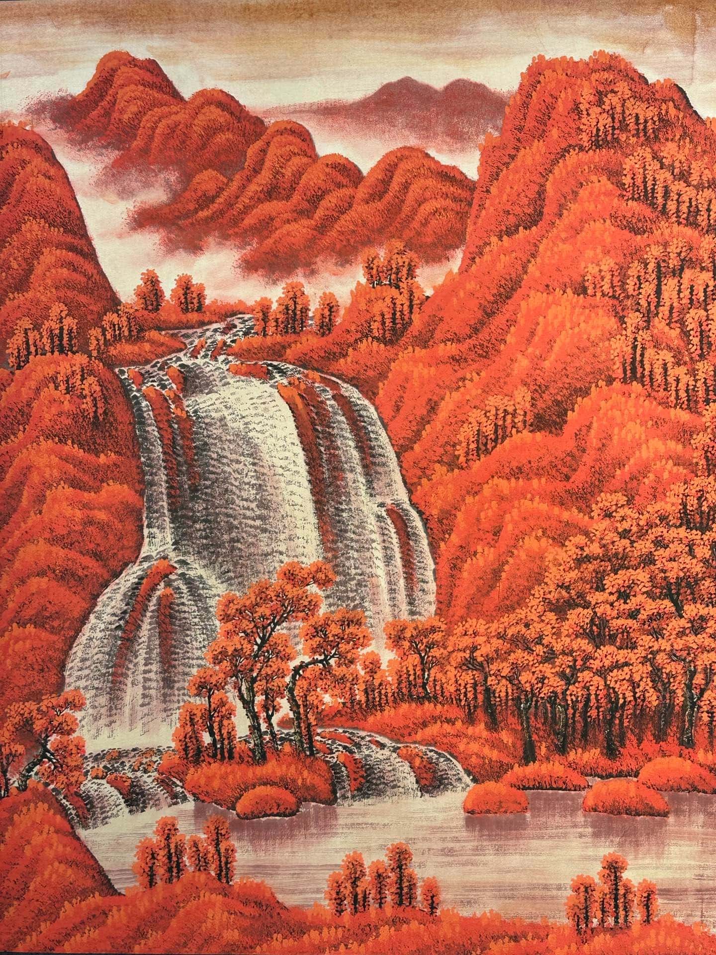 Chinese scroll painting Li Keran